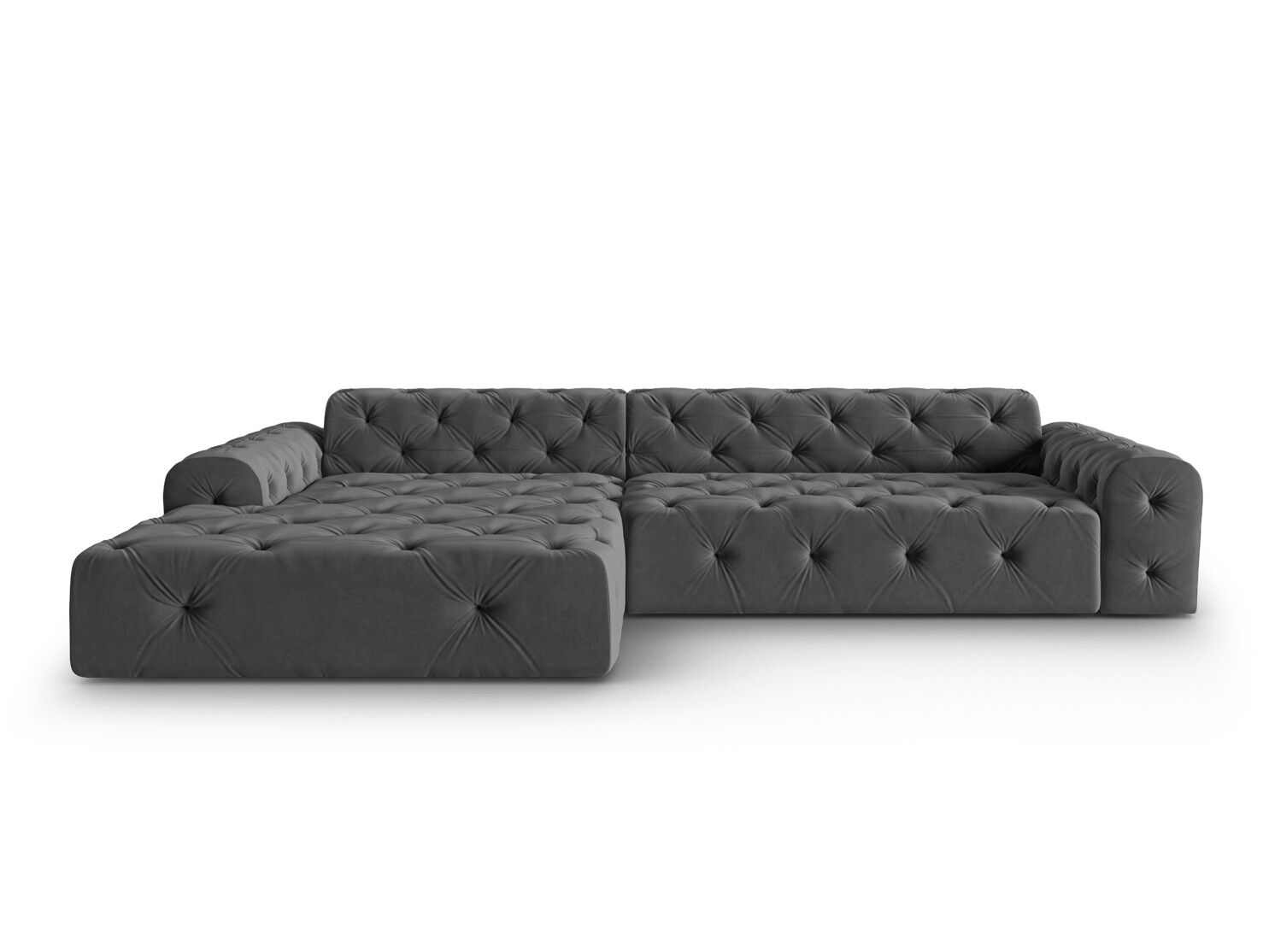 Colțar Chesterfield Beckley 368 (Opera Grafit)