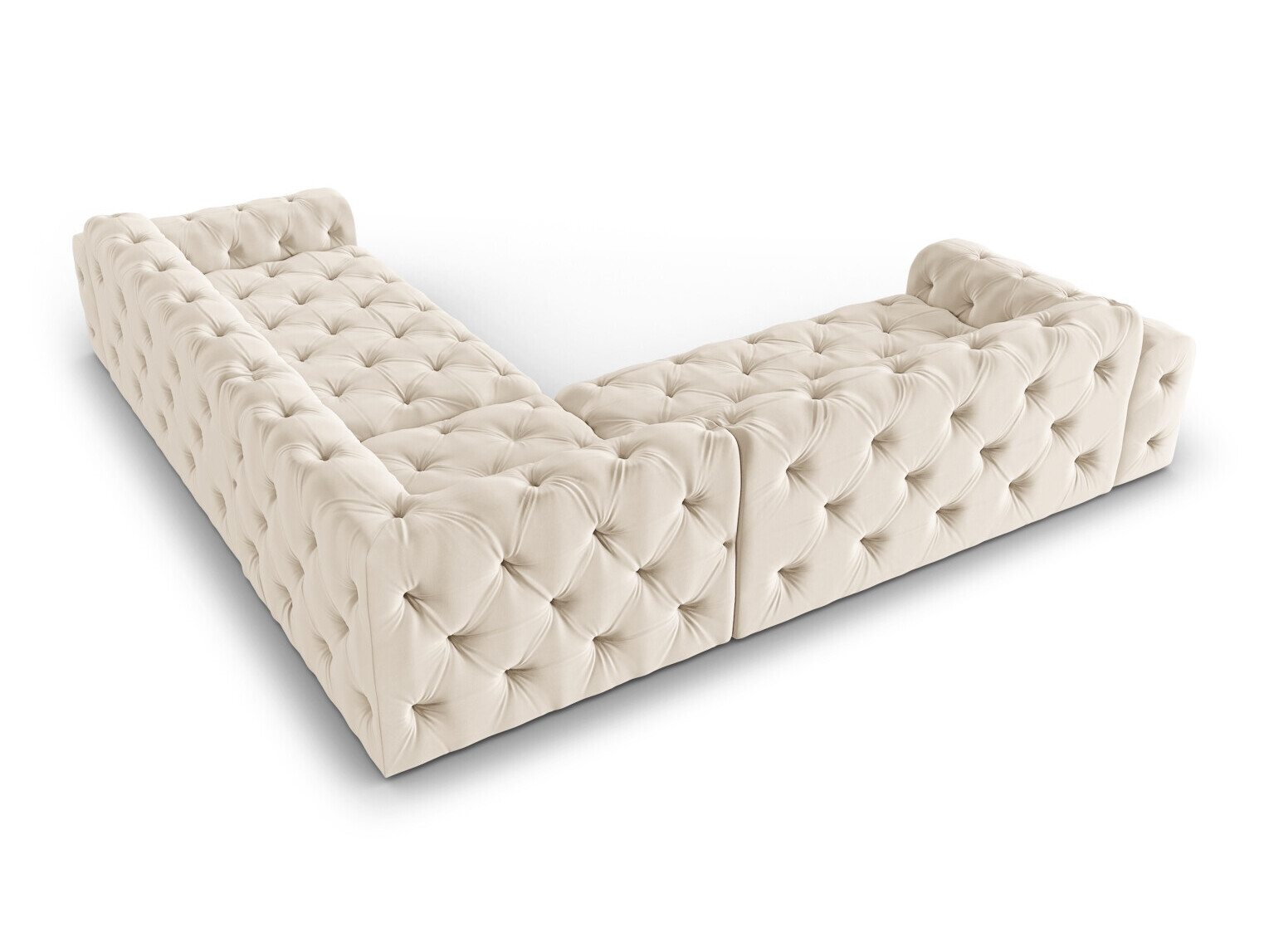 Colțar Chesterfield Lartiva 104 (Opera Crem)