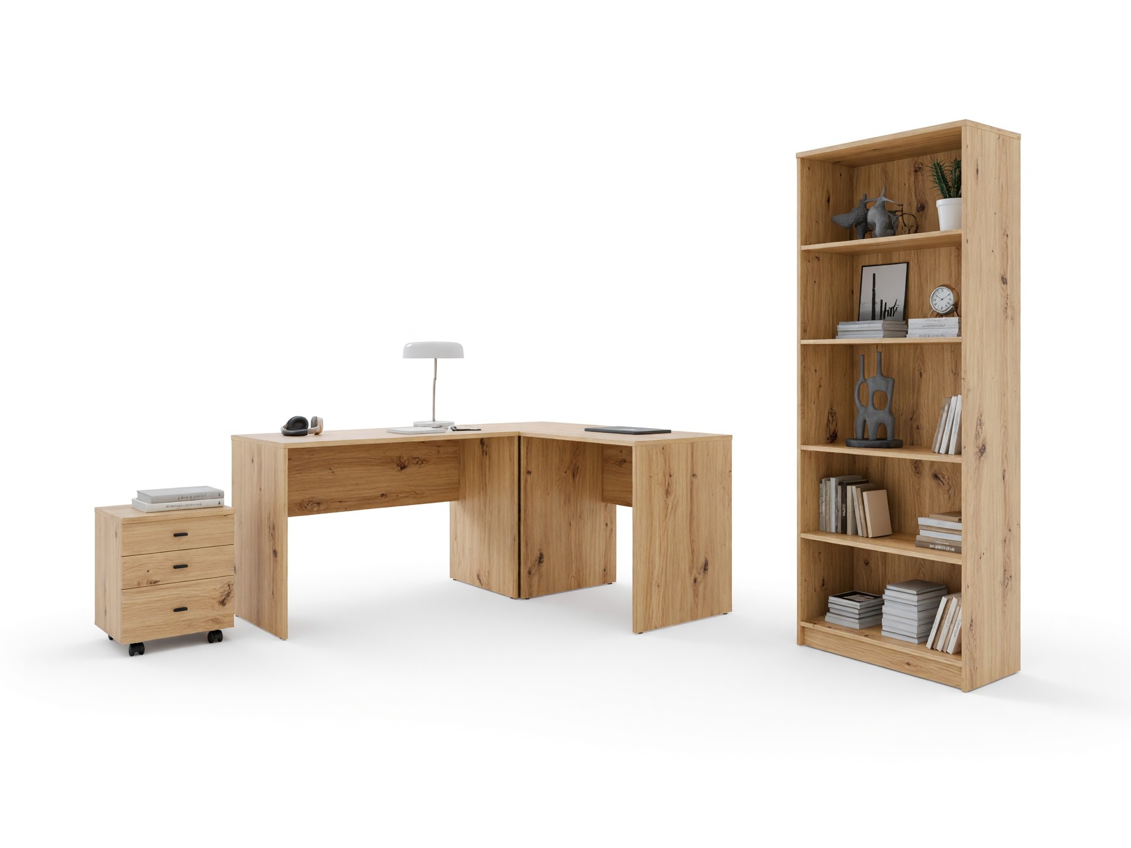 Set birou acasă Fiofive 120 (Stejar artizan)