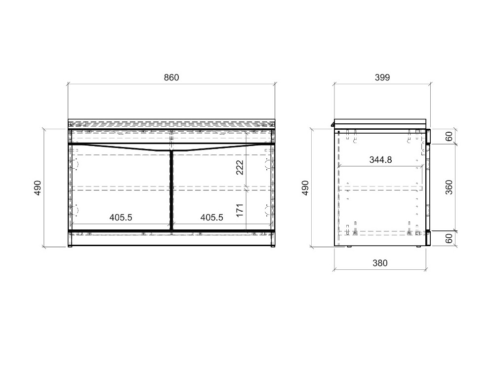 Dulap pantofi Ontario 146 (Alb)