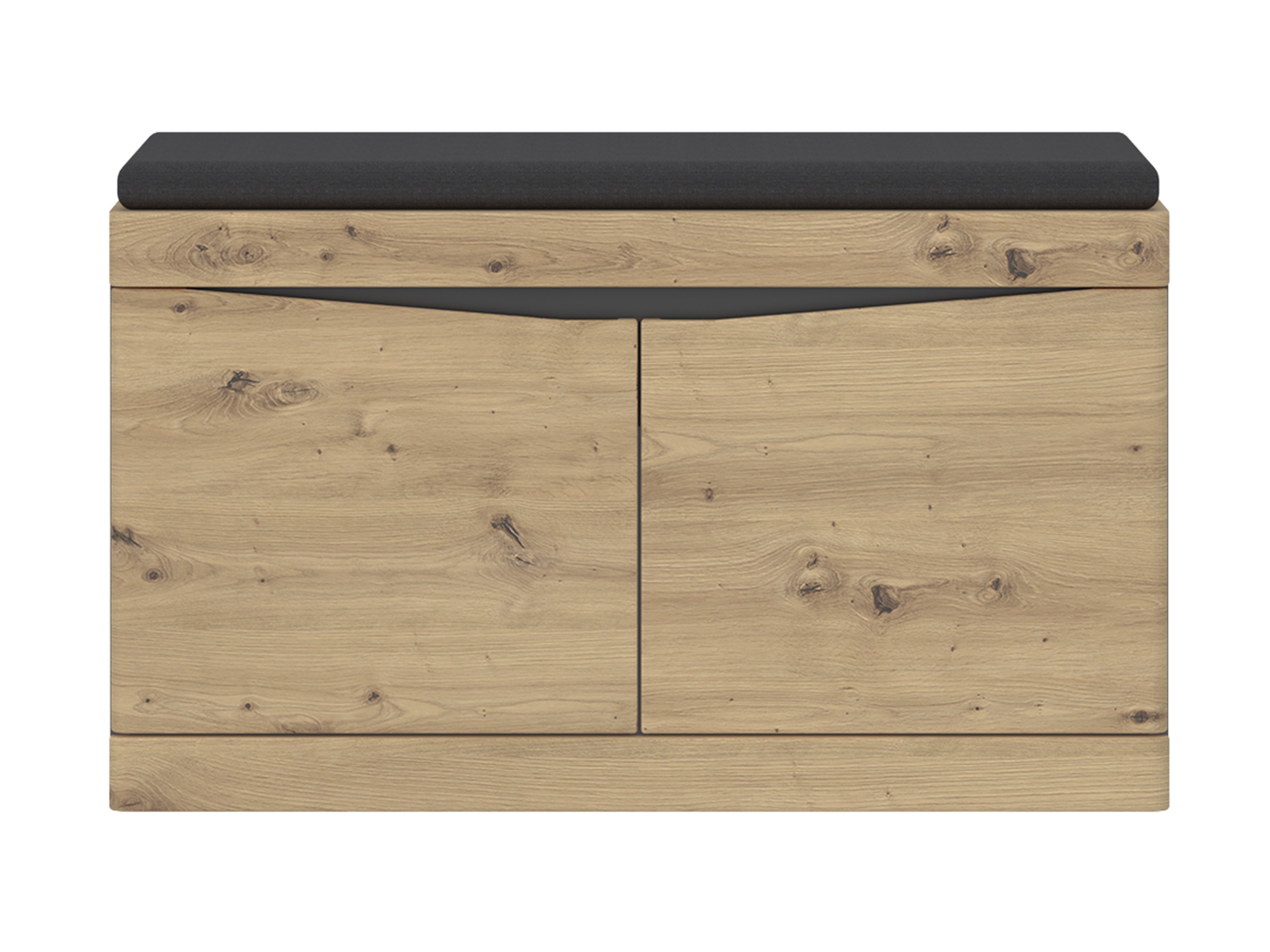 Dulap pantofi Ontario 146 (Stejar artizan + Antracit)