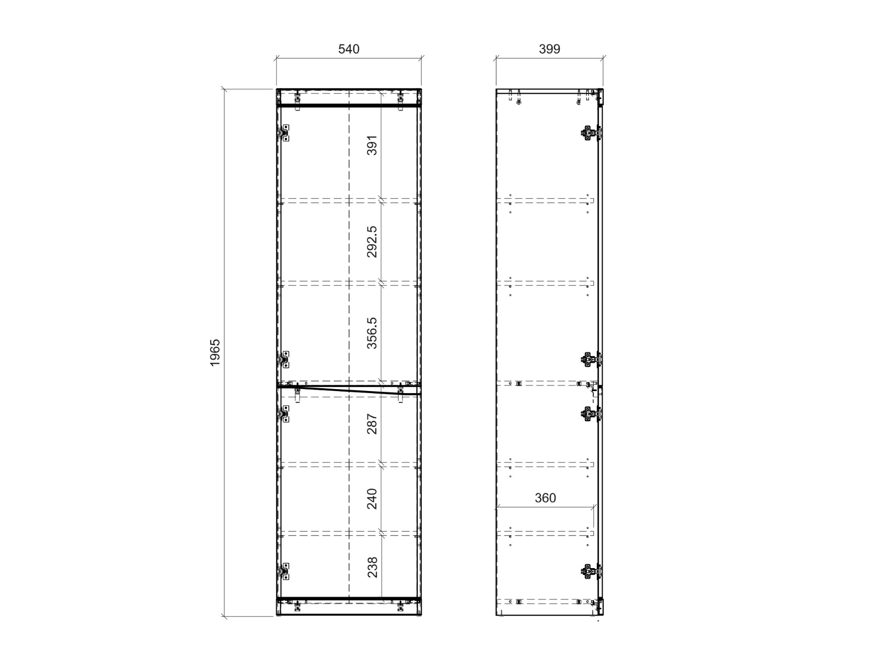 Raft Venlori 127 (Antracit + Stejar artizan)