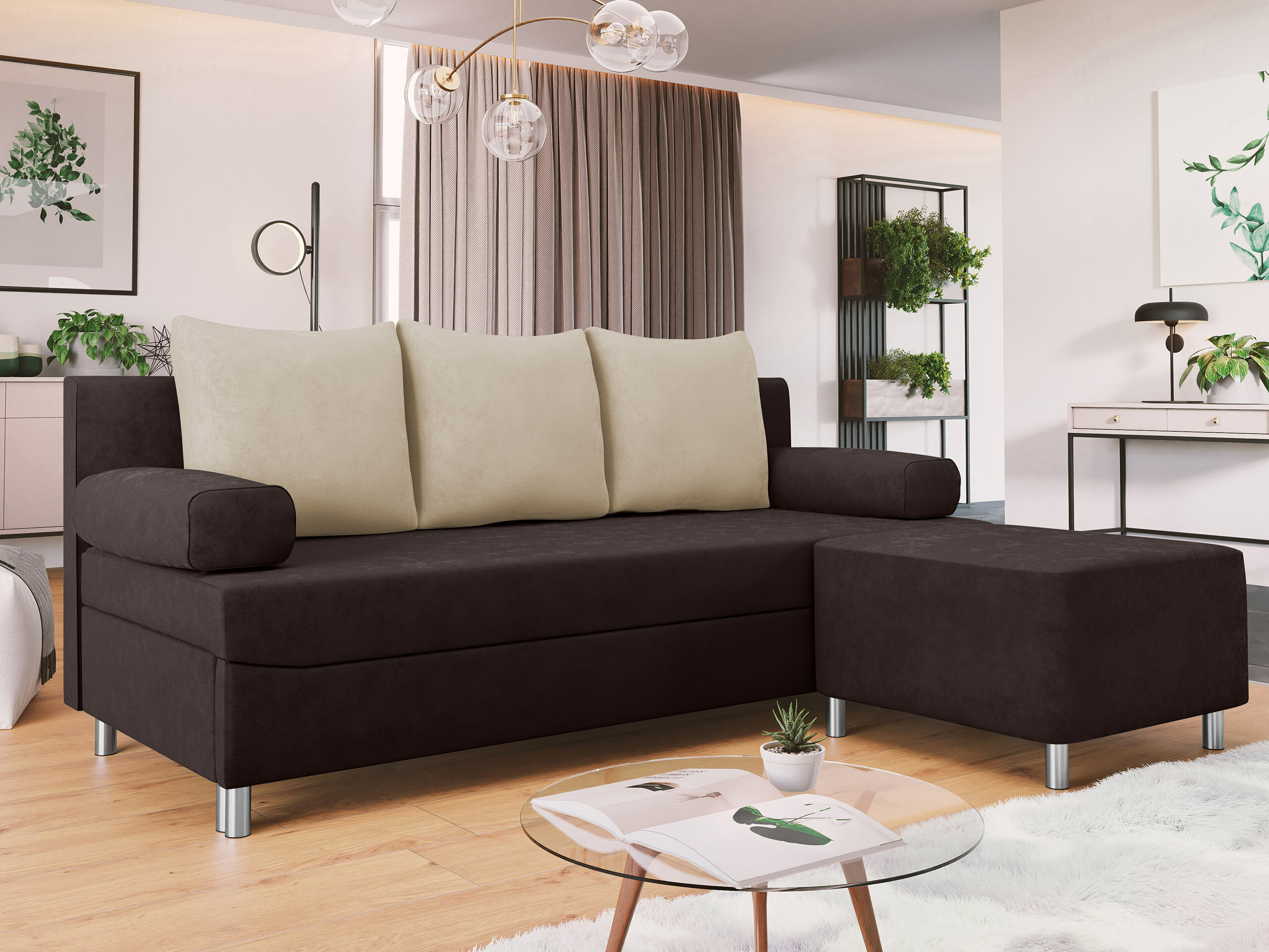 Canapea extensibilă Comfivo Artes (Alova 68 + Alova 07)