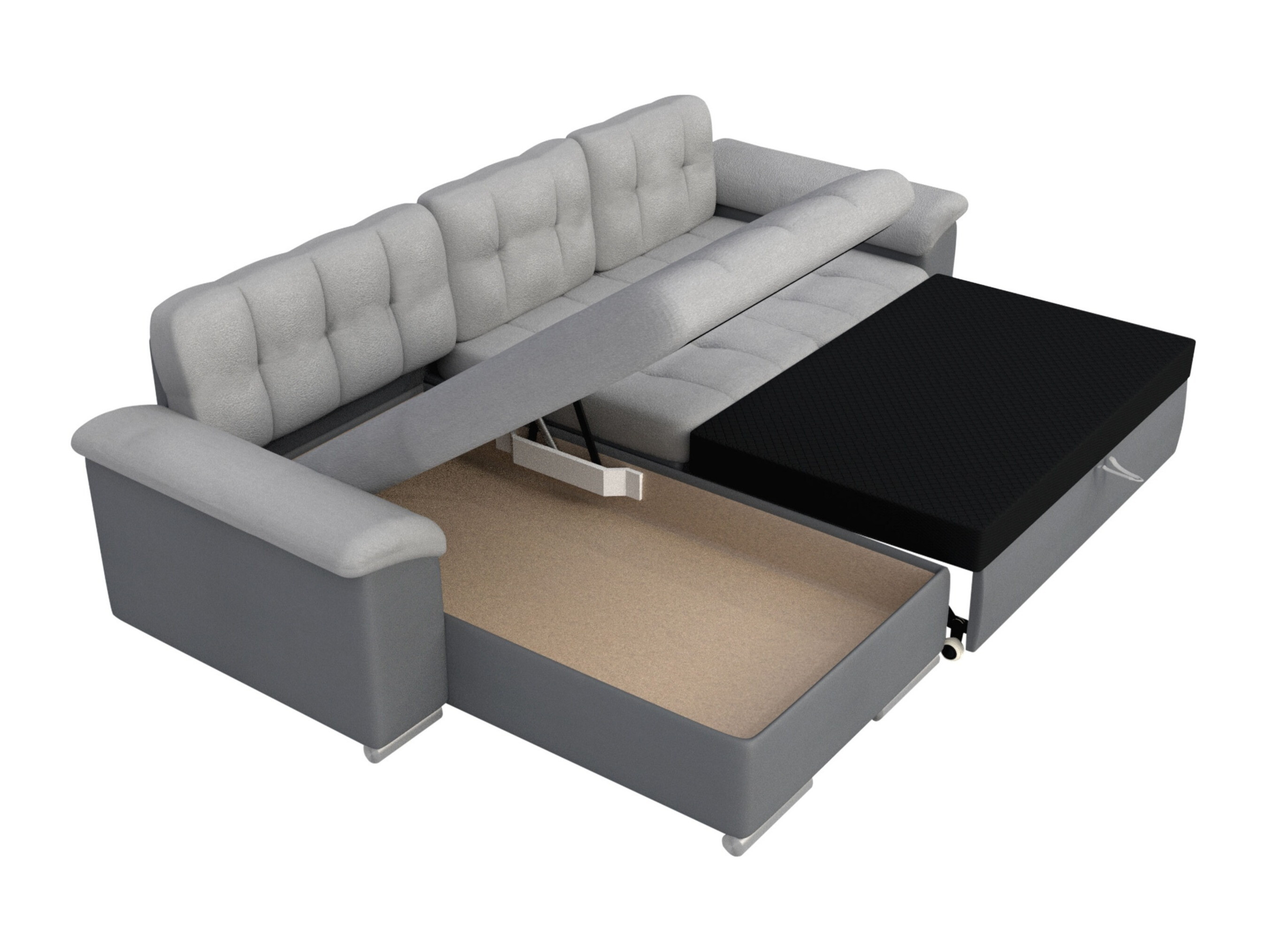 Colțar Comfivo Mica (Uttario Velvet 2972-U03 + Uttario Velvet 2972)