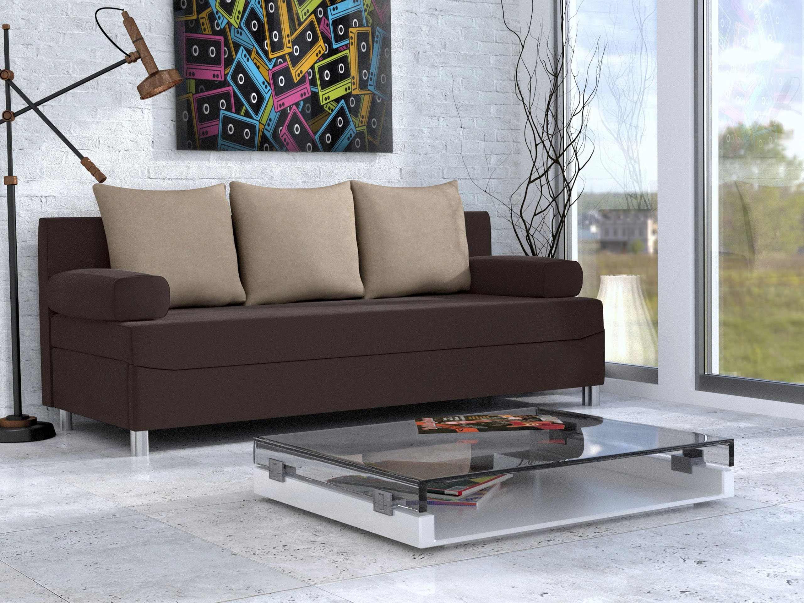 Canapea extensibilă Comfivo Artes (Alova 68 + Alova 07)