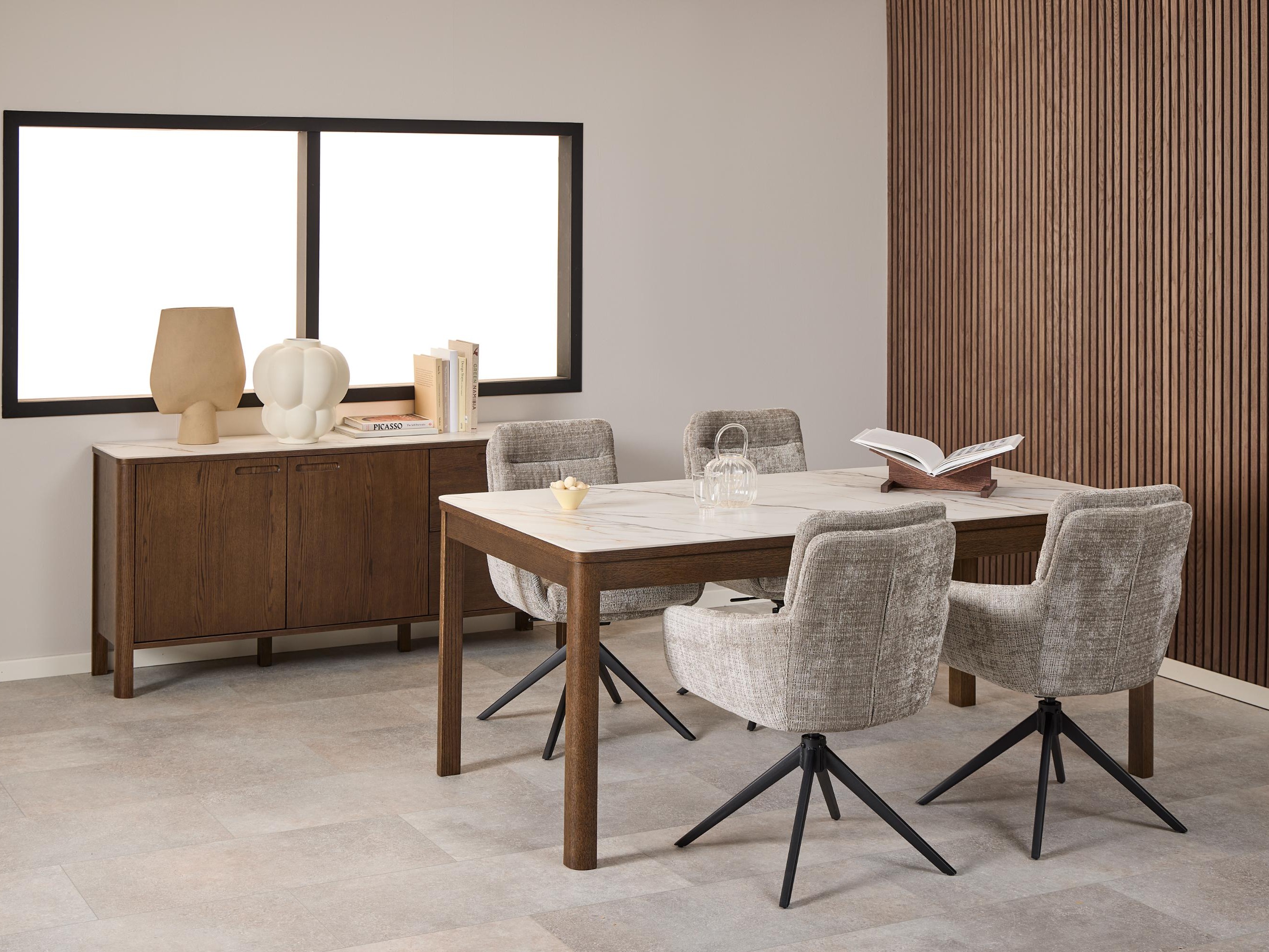 Scaun Norsica 1034 (Negru + Gri)