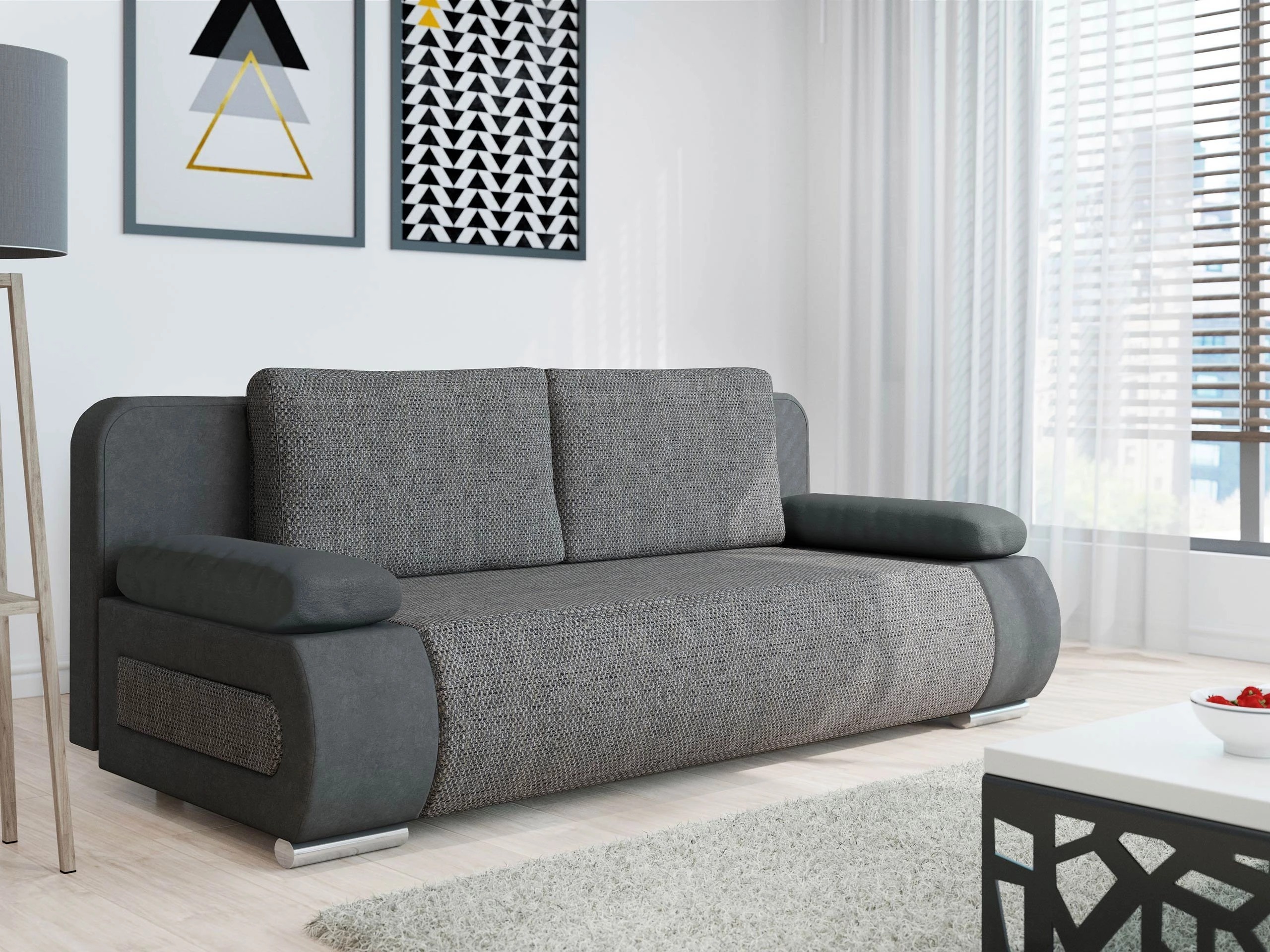 Canapea extensibilă Comfivo Pudor (Alova 36 + Lawa 05)