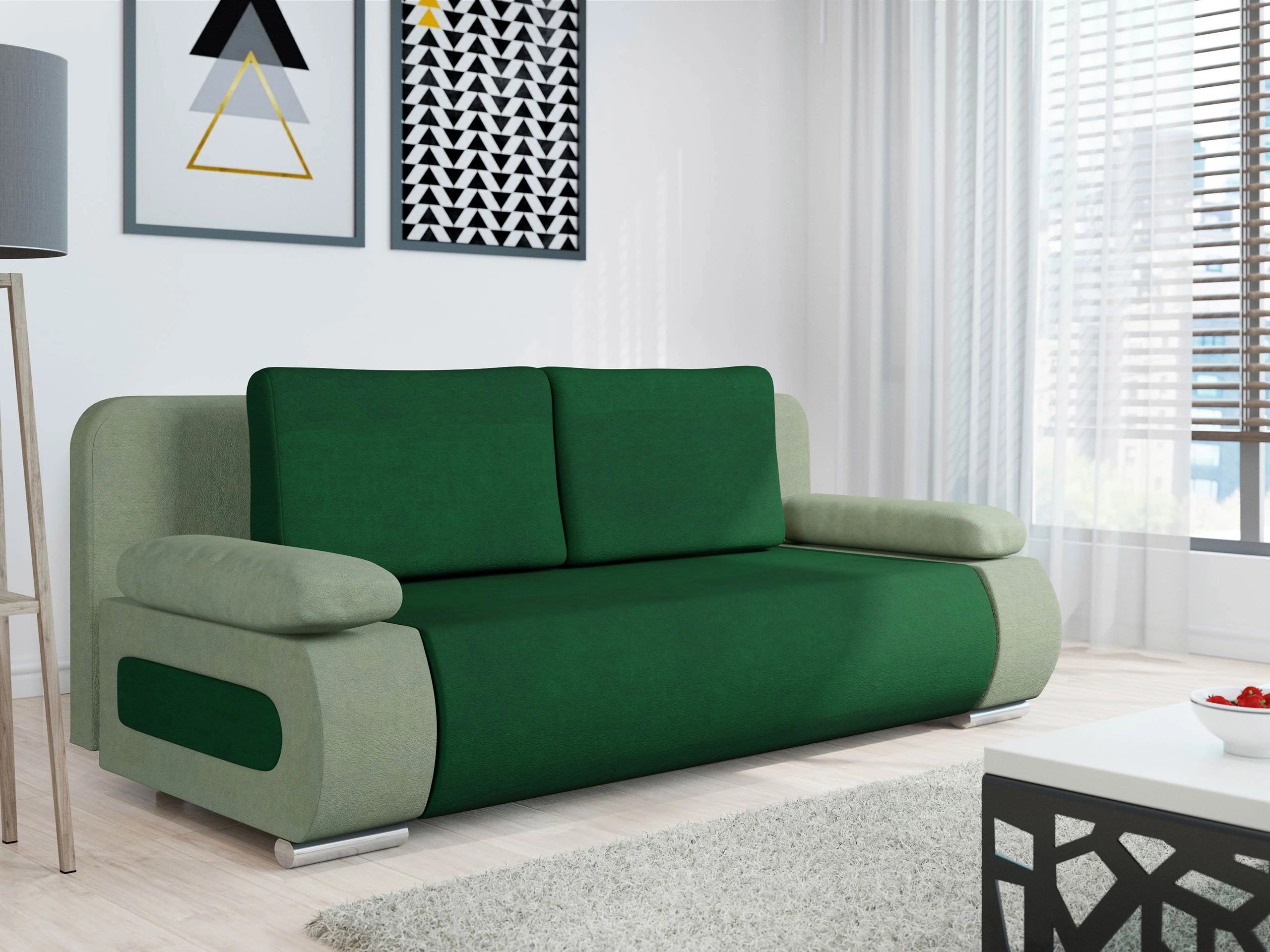 Canapea extensibilă Comfivo Pudor (Uttario Velvet 2954 + Uttario Velvet 2951)
