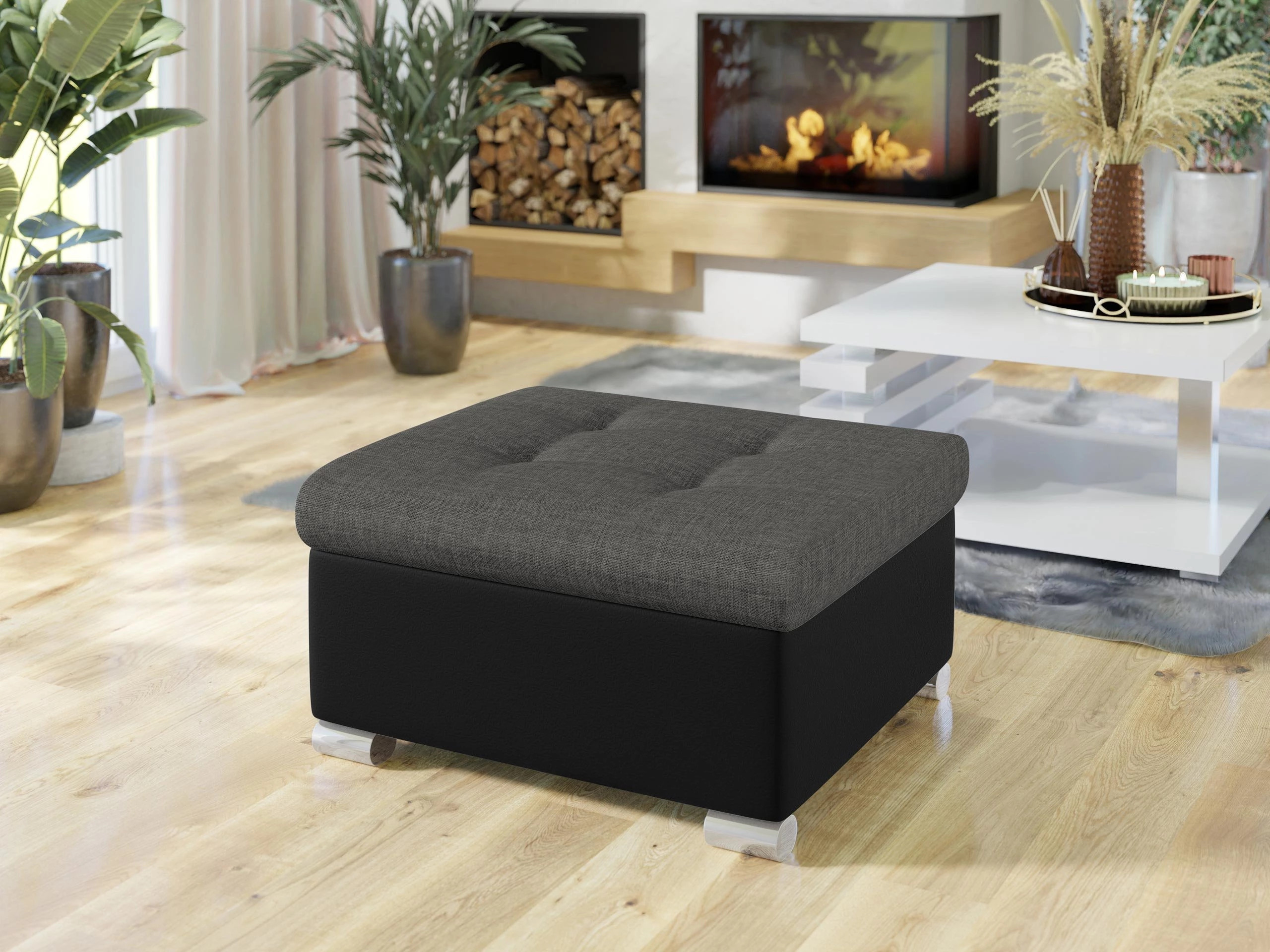 Taburet tapițat Comfivo Gemma (Soft 011 + Lux 06)