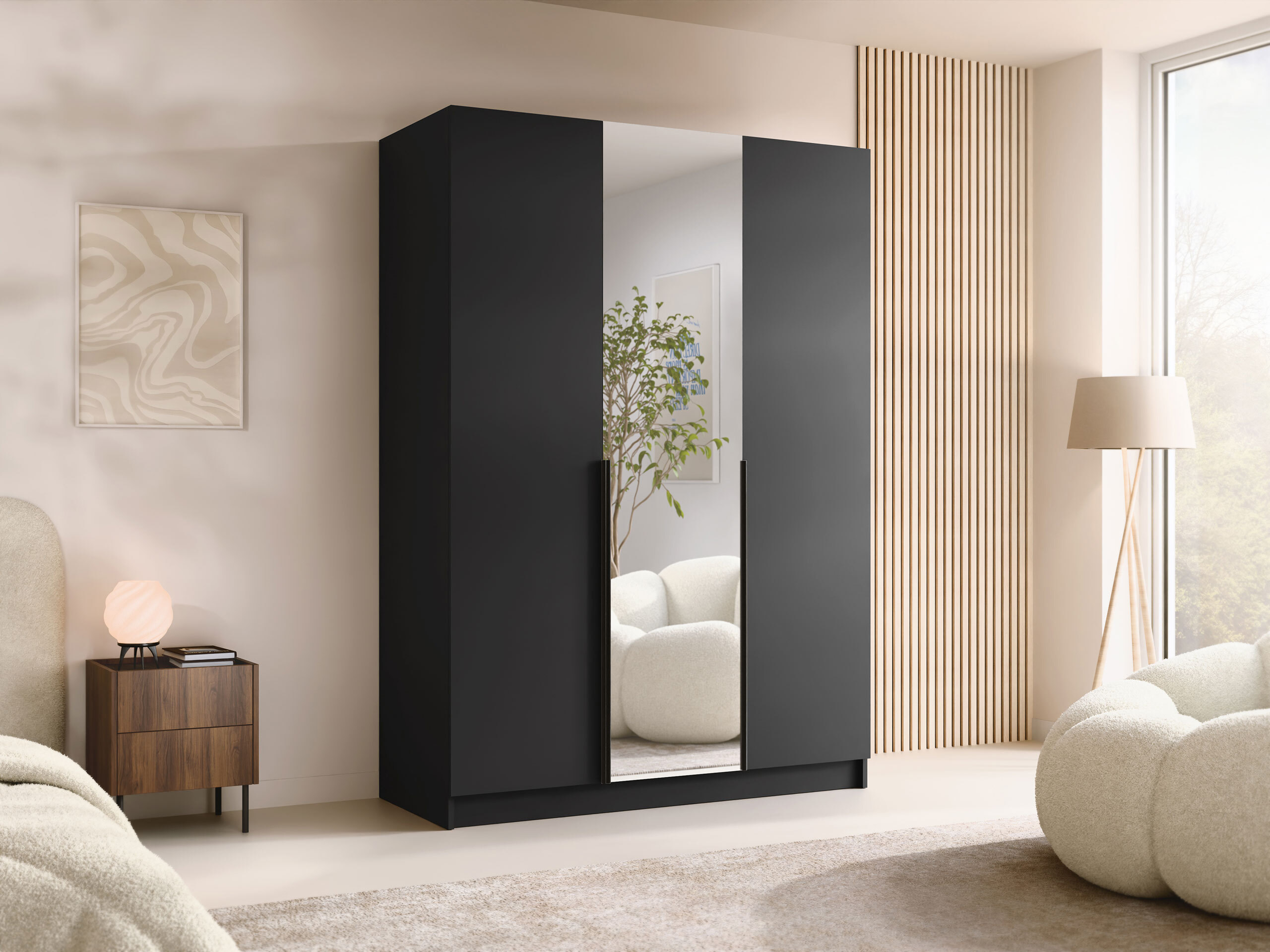 Dulap Closico Decoron II (Negru)