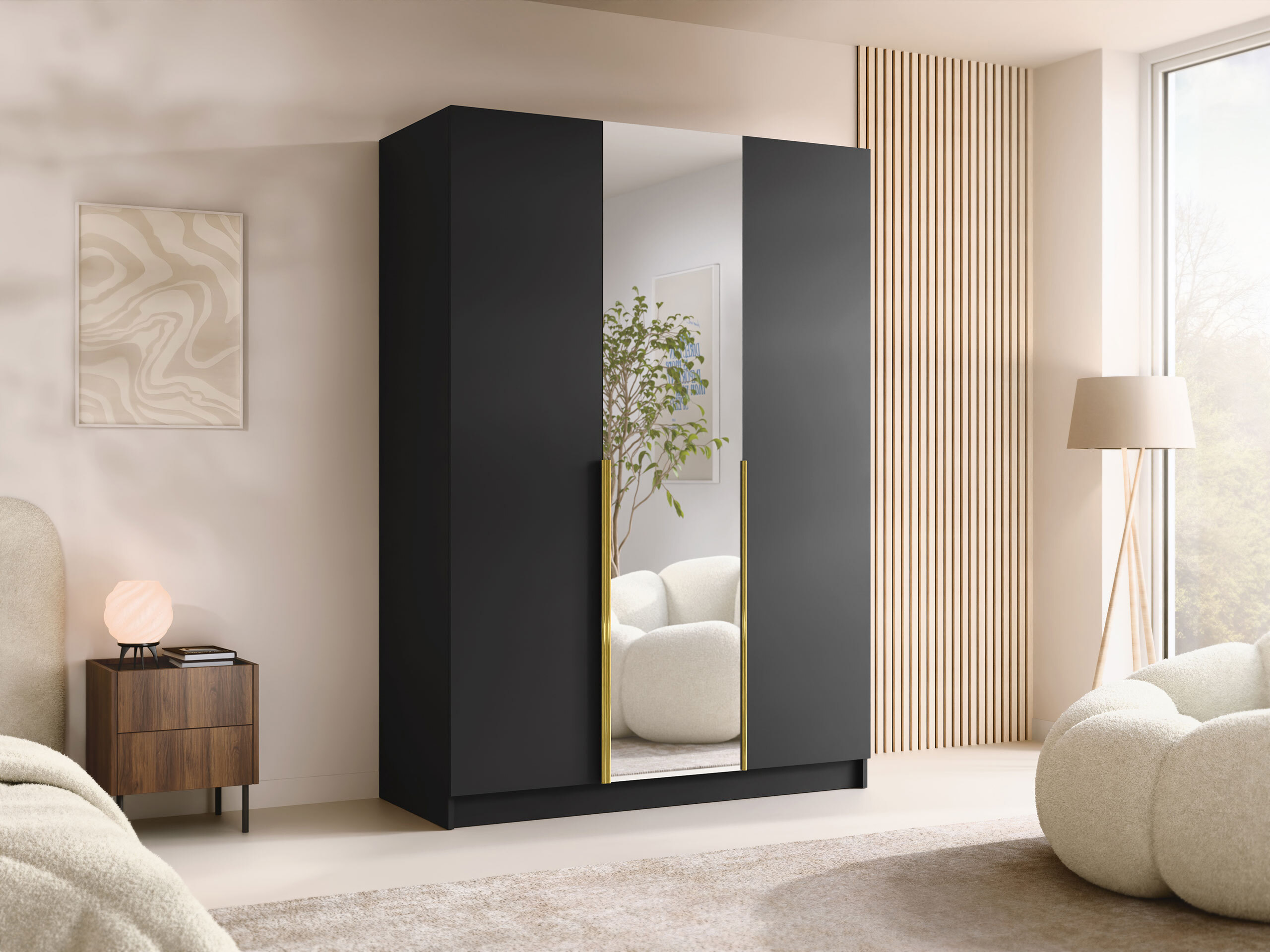 Dulap Closico Decoron II (Negru)