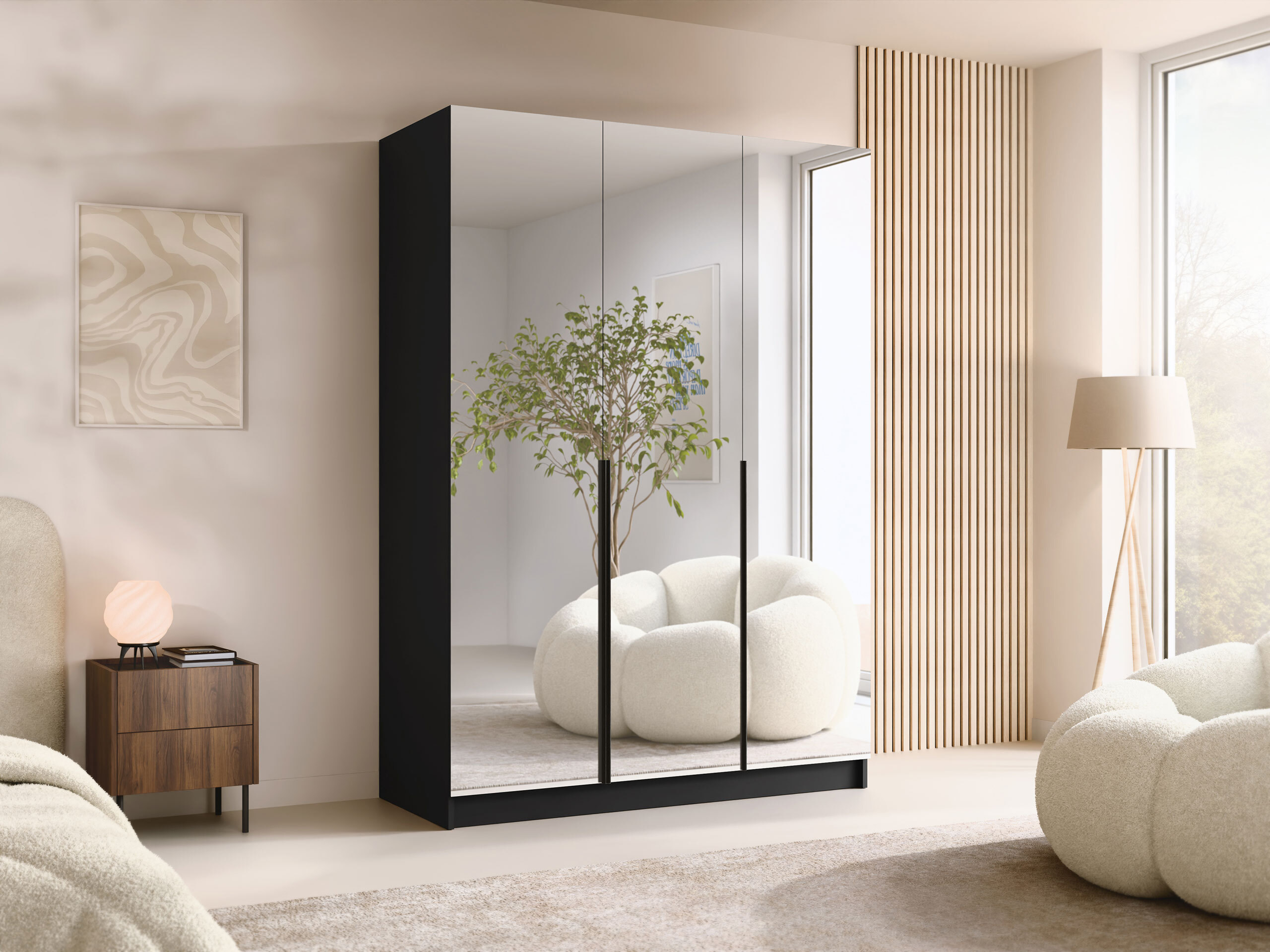 Dulap Closico Decoron III (Negru)