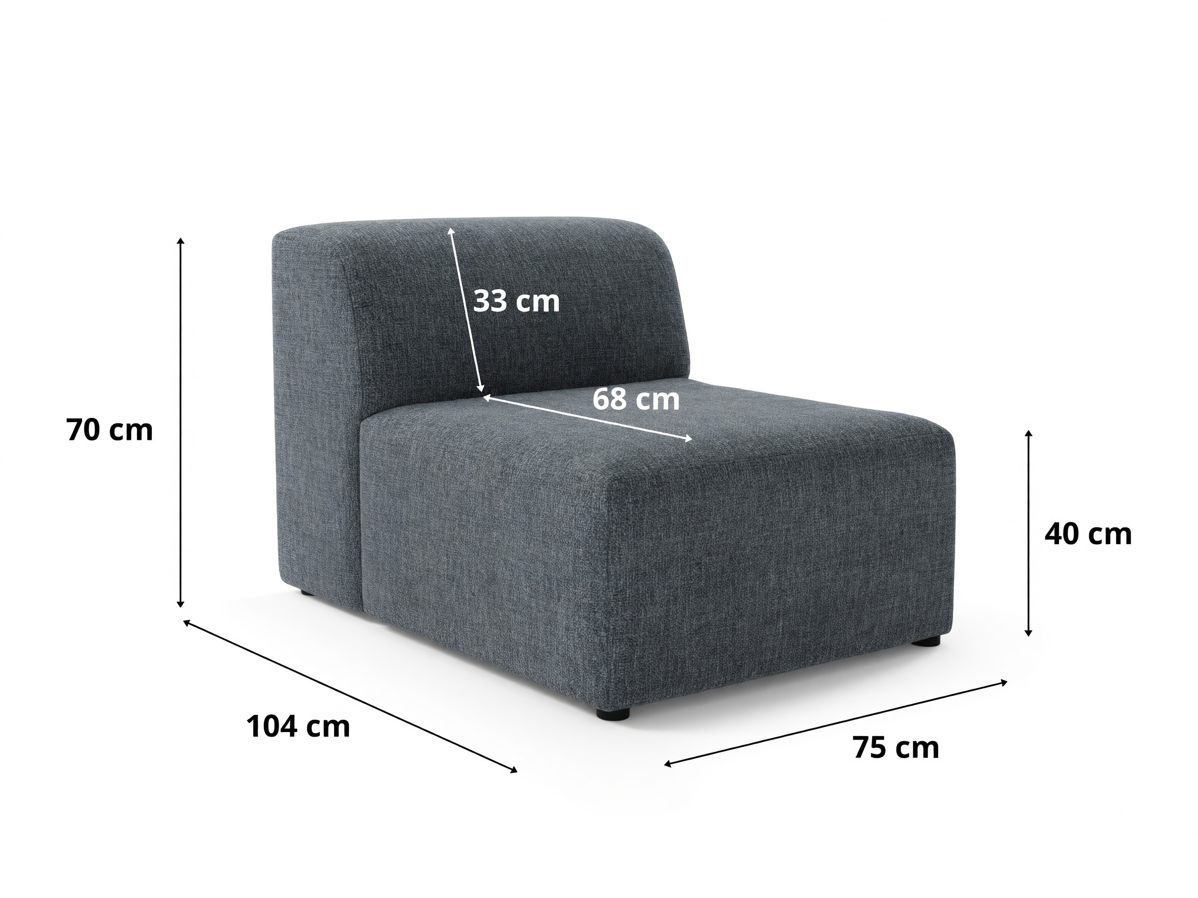 Fotoliu modular Lutivi 105 (Imo 35)