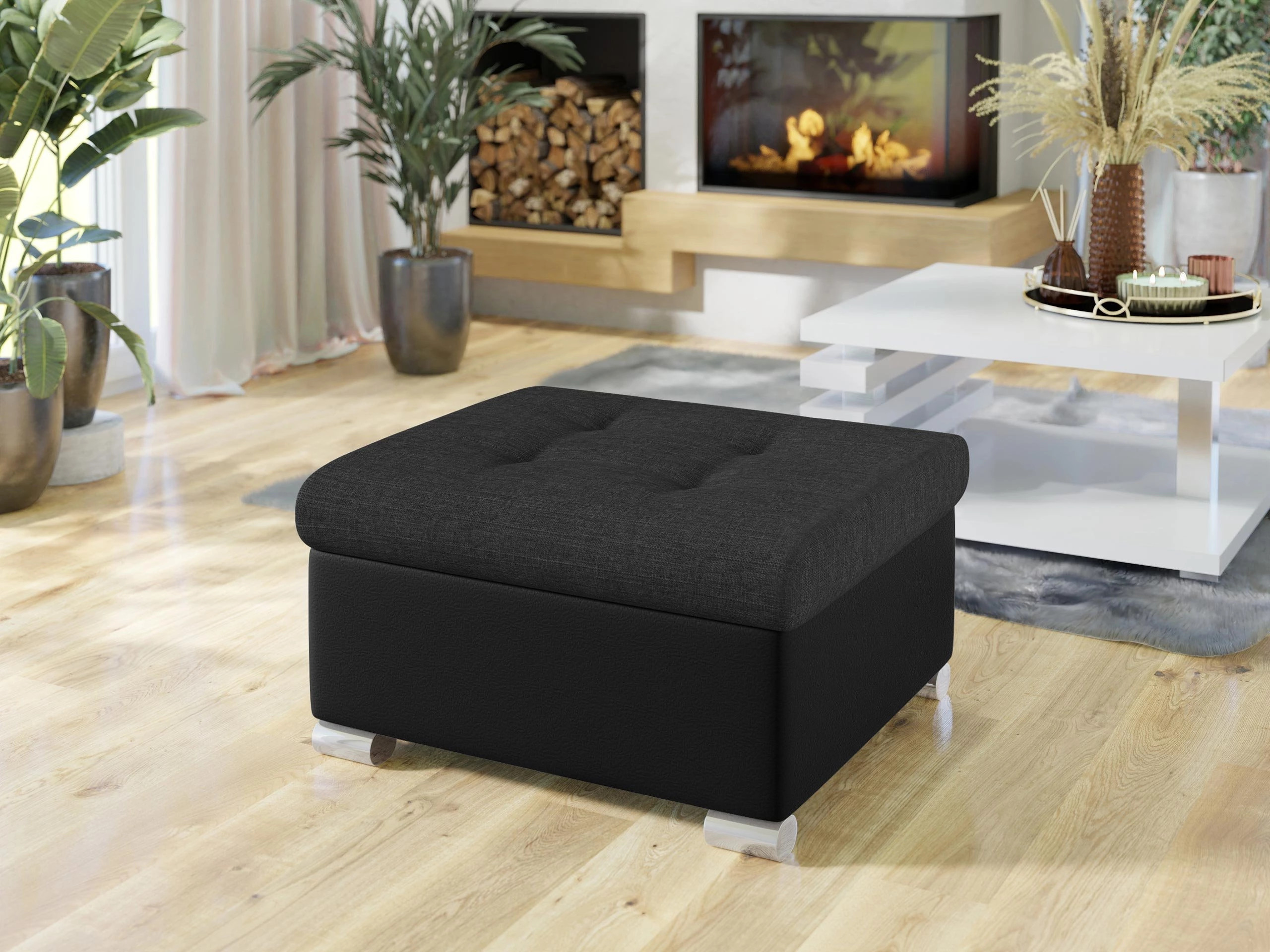 Taburet tapițat Comfivo Gemma (Soft 011 + Soul 20)