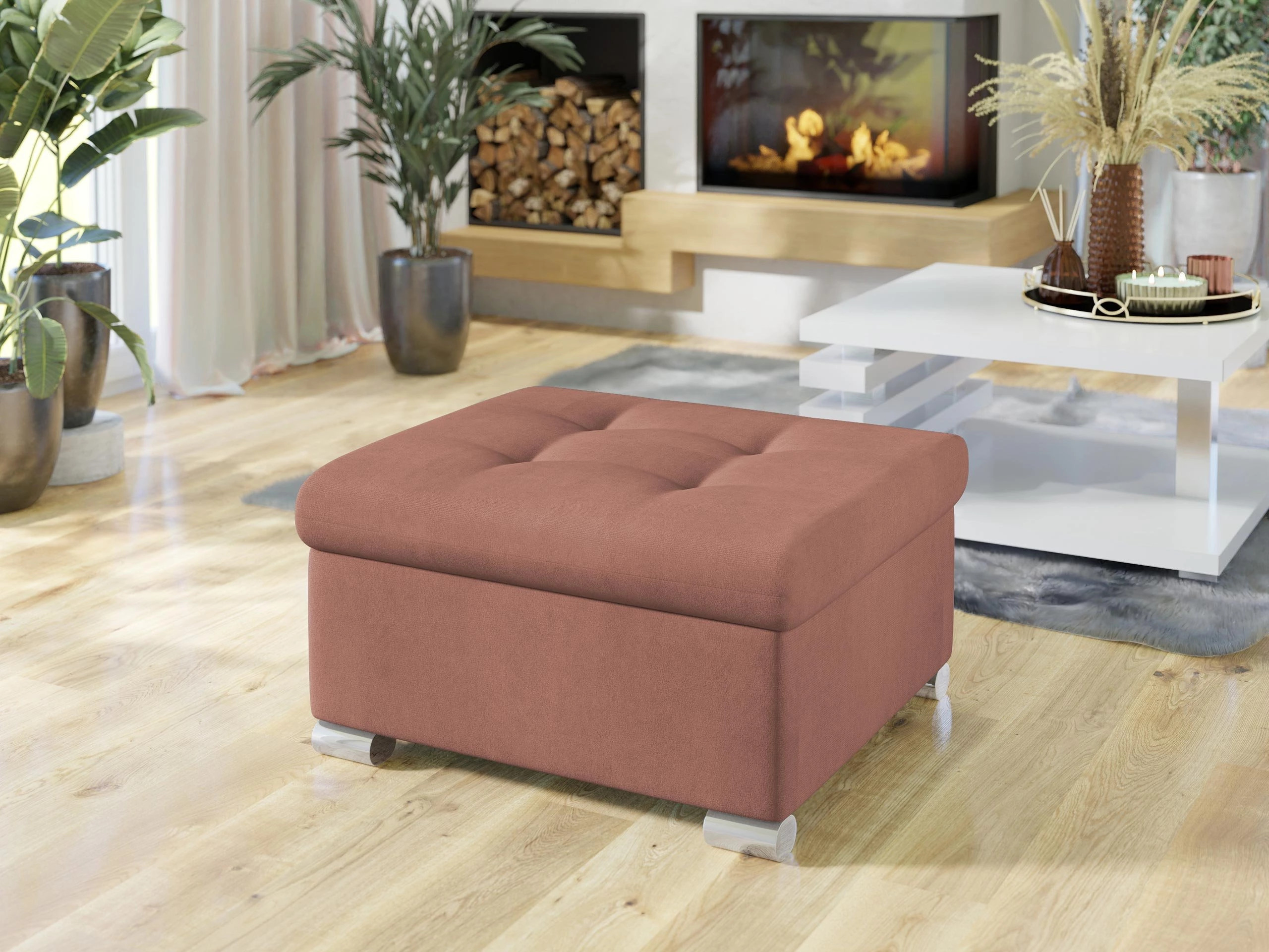 Taburet tapițat Comfivo Gemma (Uttario Velvet 2955)