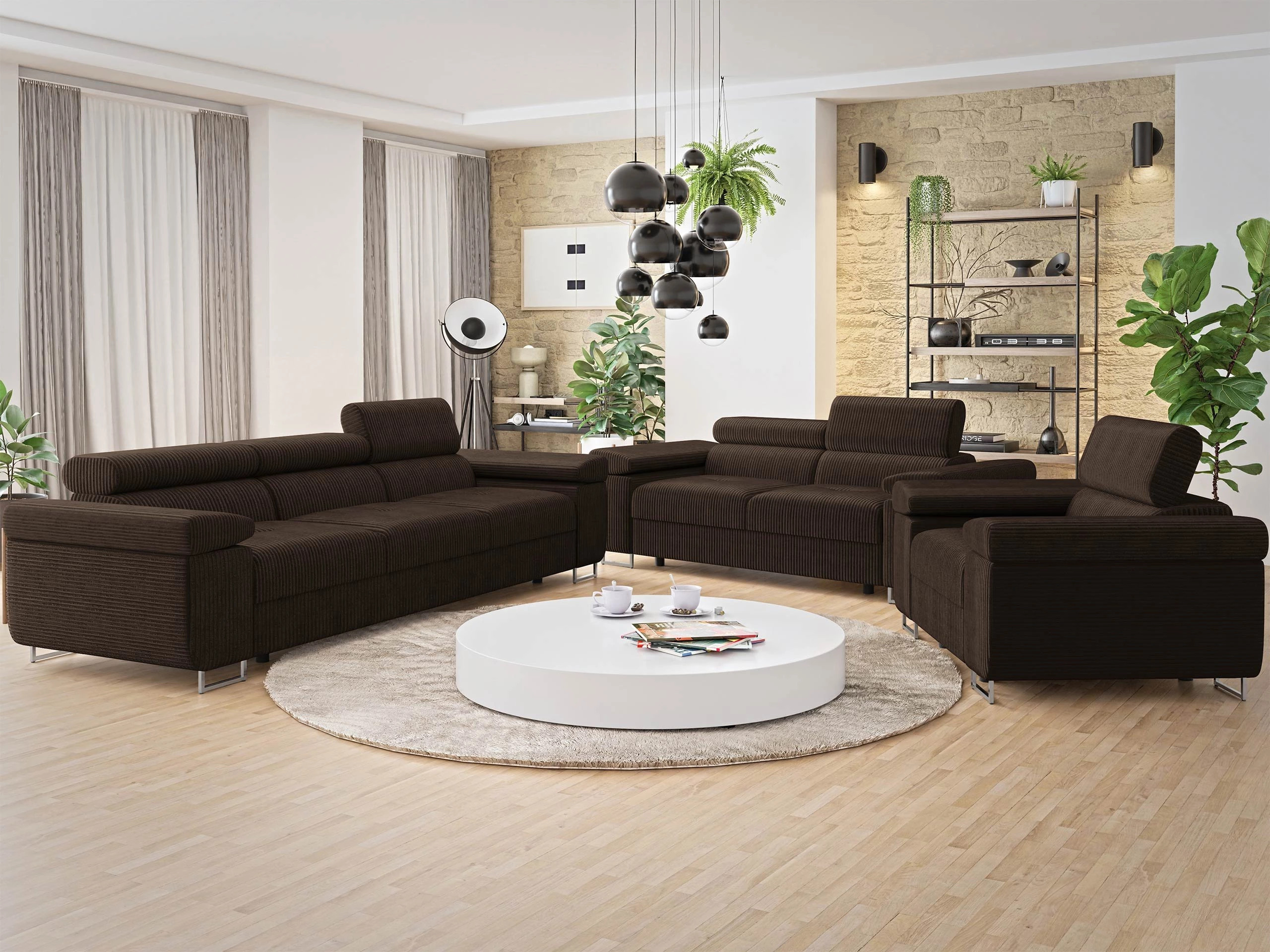 Canapea extensibilă Comfivo Vinetum (Poso 06)