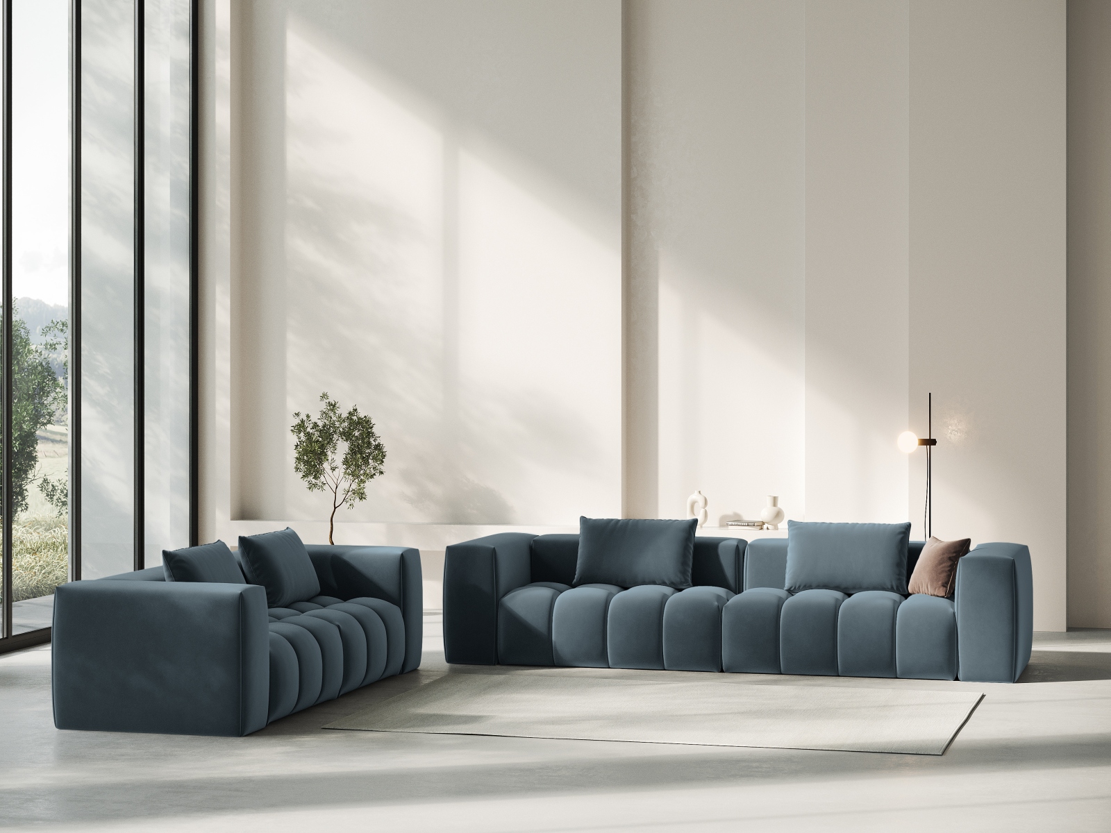 Canapea Odeveno 101 (Casino Dark Blue)