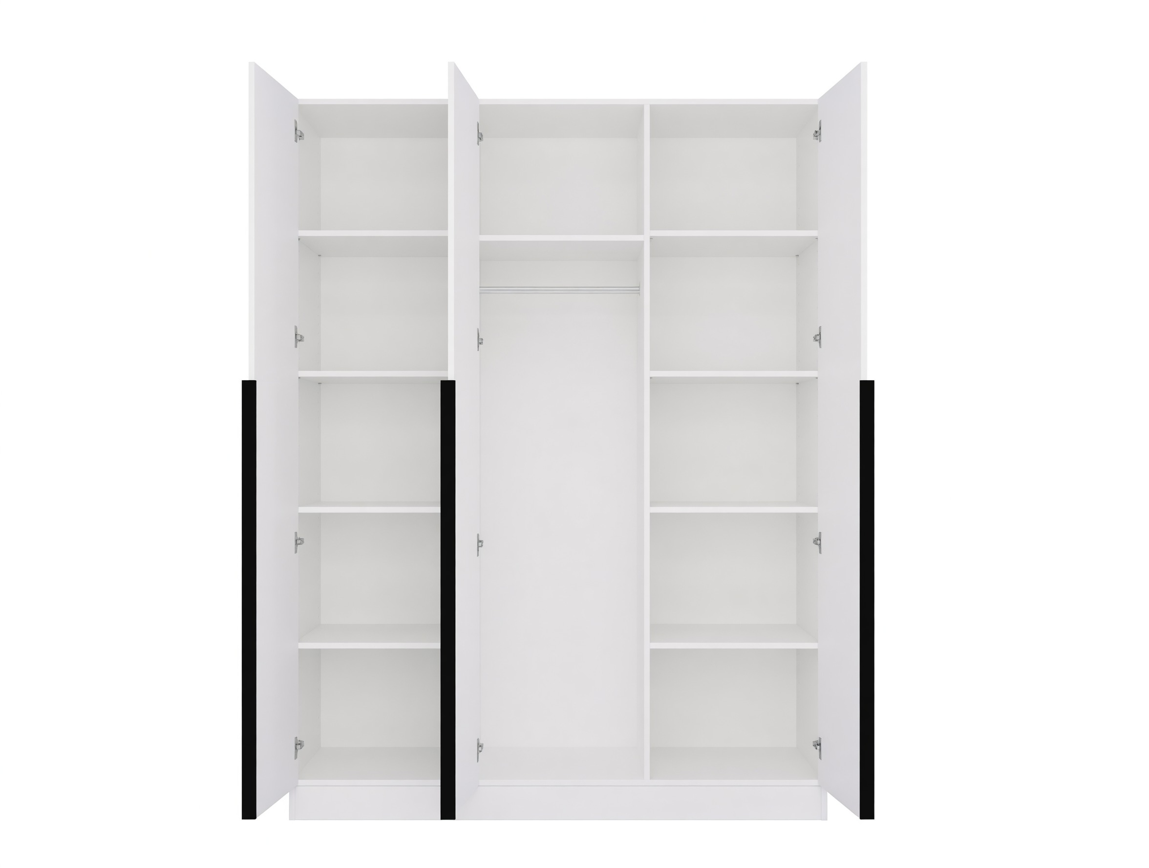 Dulap Mandeville 369 (Alb + Negru)