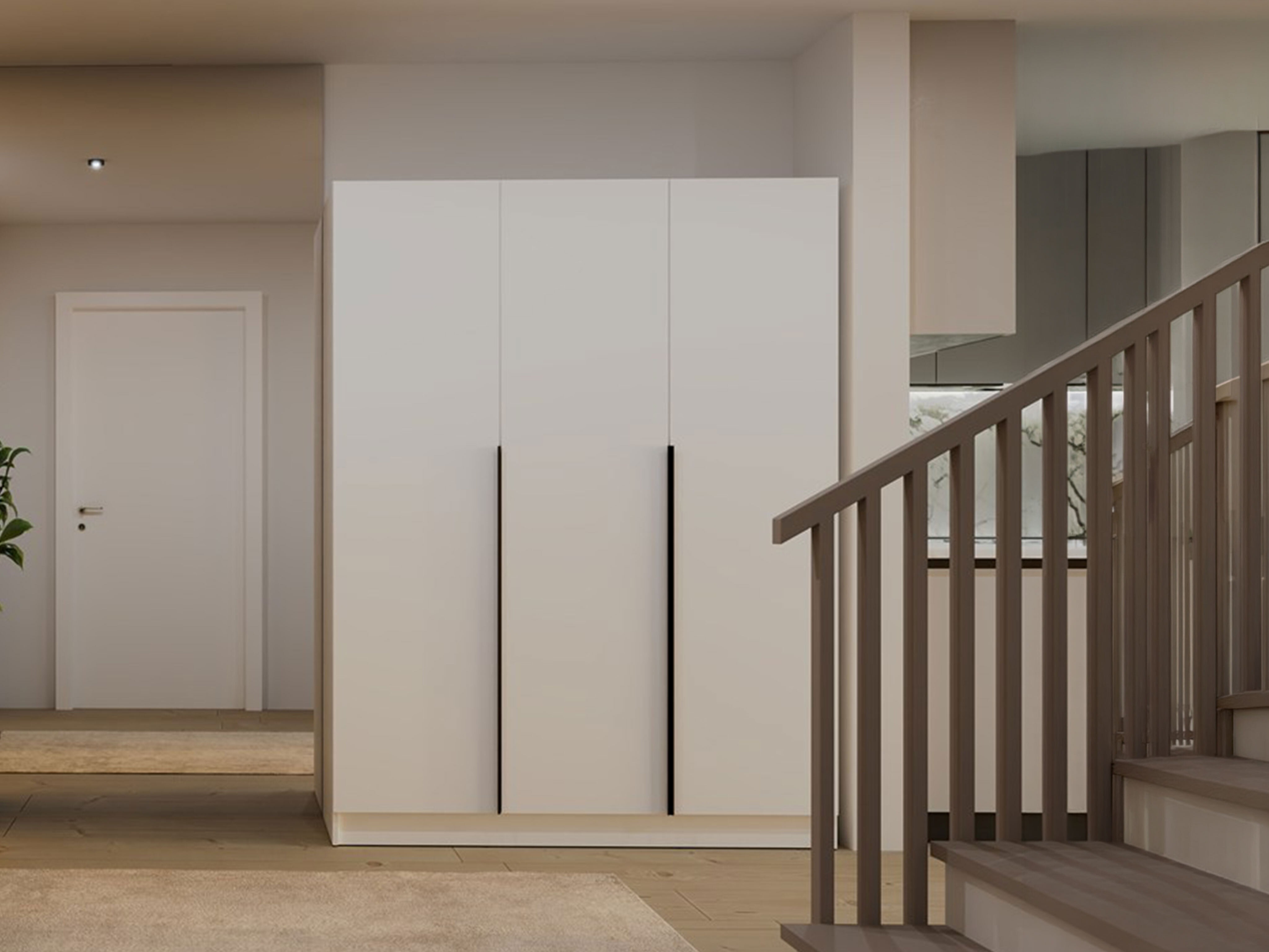 Dulap Mandeville 369 (Alb + Negru)