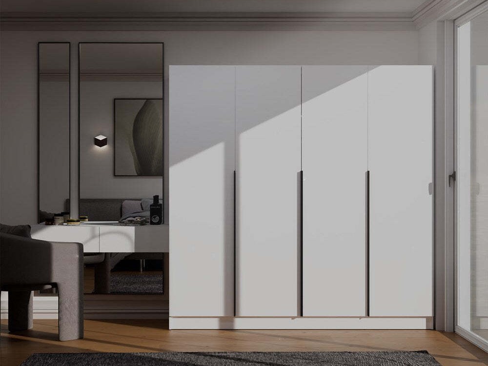 Dulap Mandeville 370 (Alb + Negru)