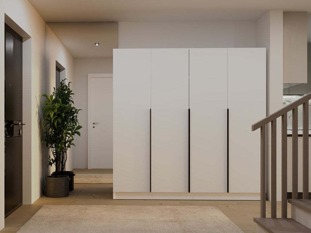 Dulap Mandeville 370 (Alb + Negru)