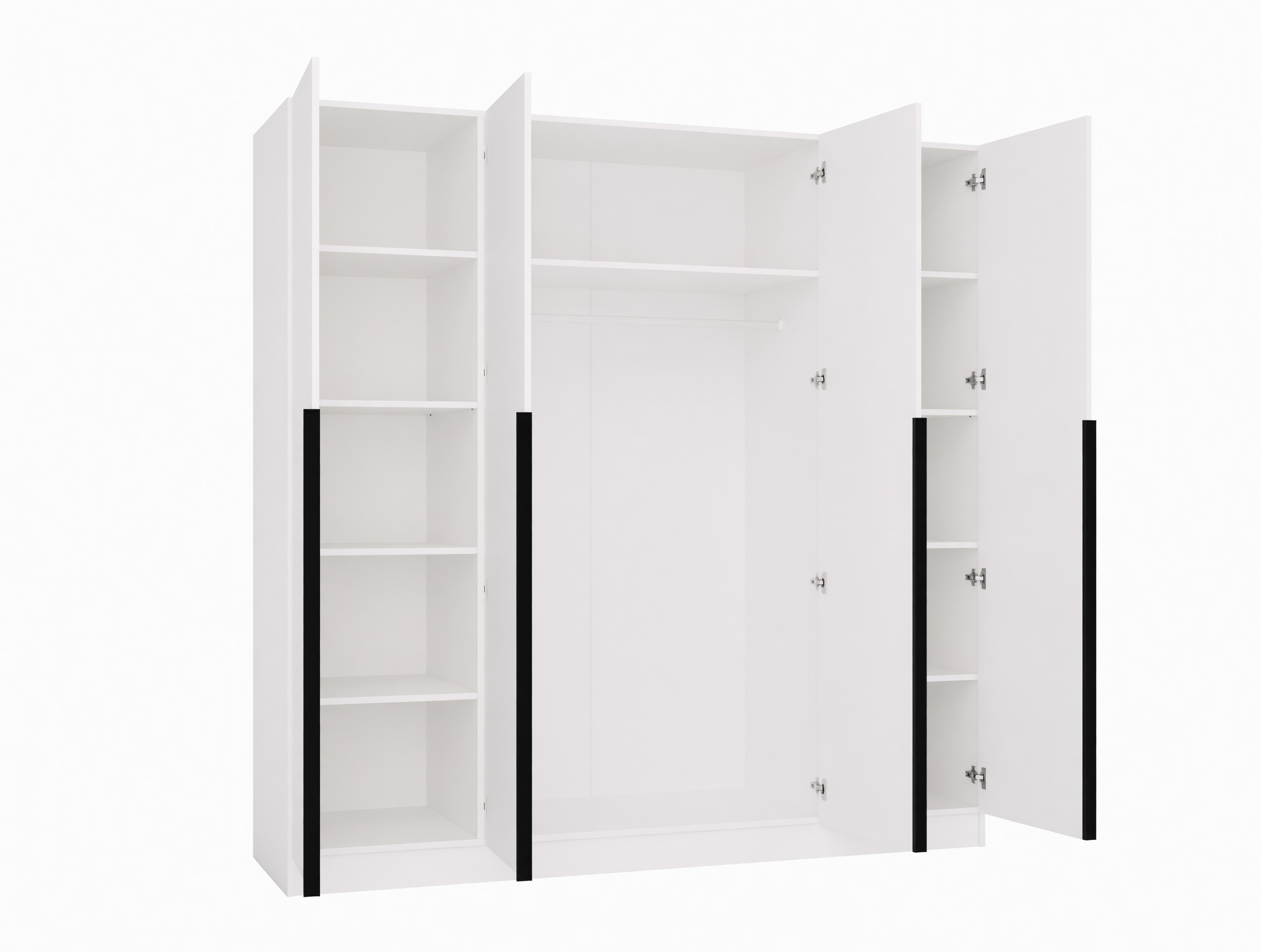 Dulap Mandeville 370 (Alb + Negru)