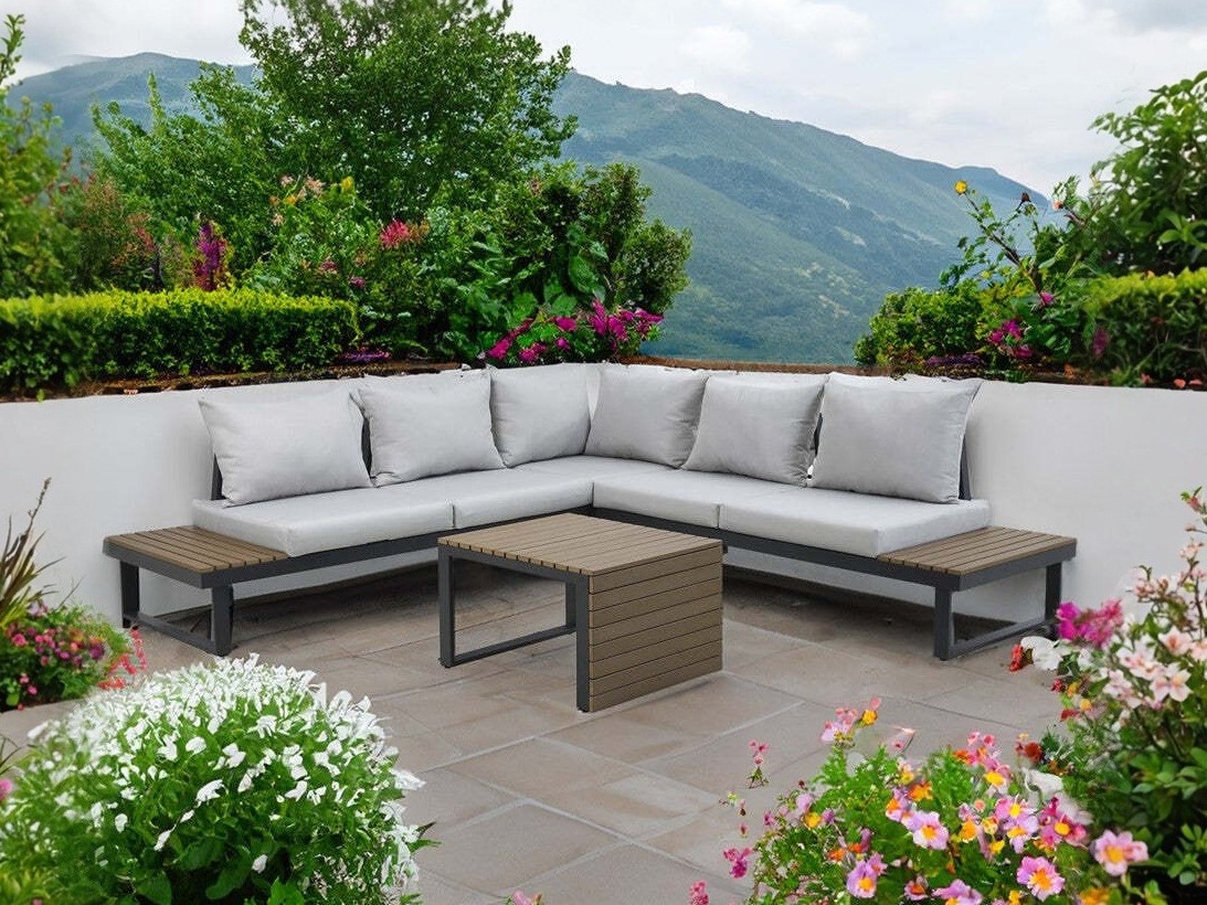 Set mobilier de exterior Mandeville 374