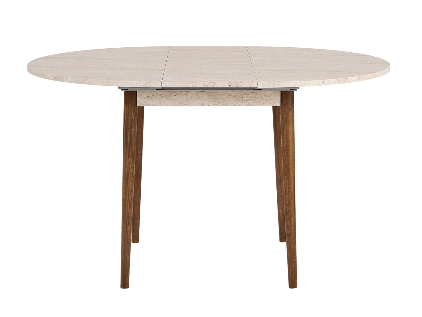 Masă Novato 148 (Nuc + Deschis Travertine)