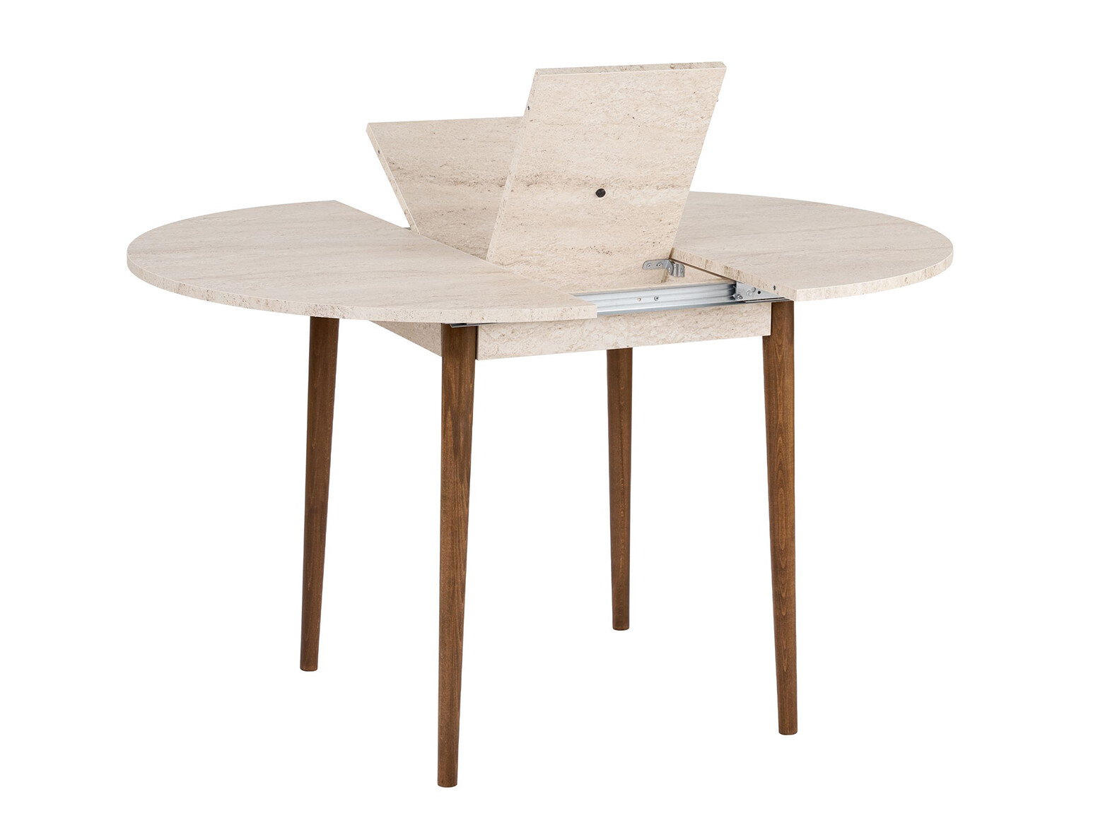 Masă Novato 148 (Nuc + Deschis Travertine)