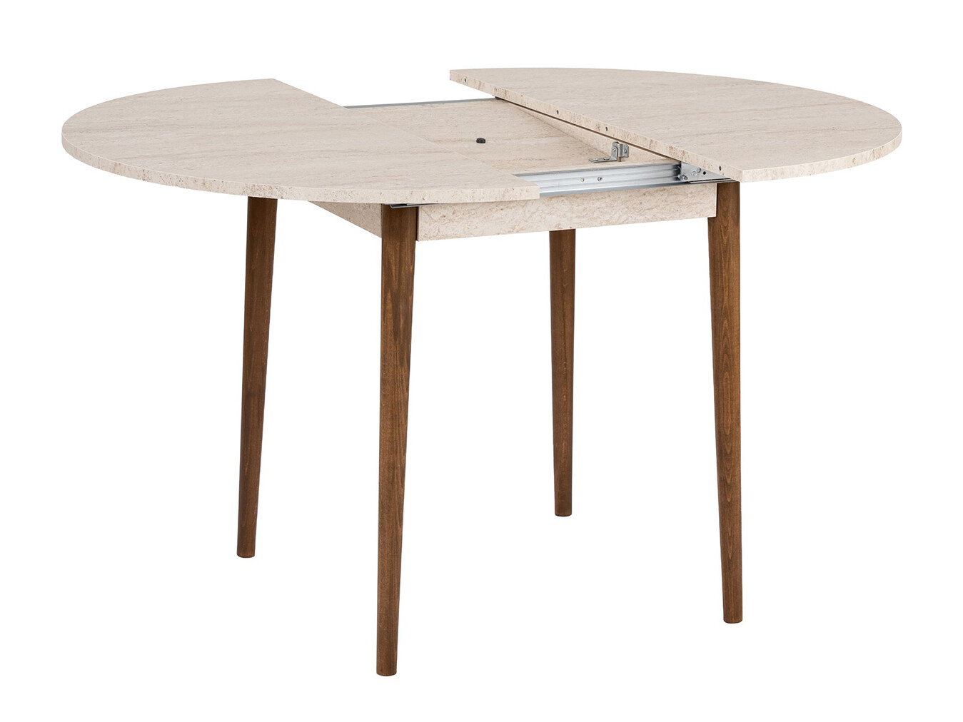 Masă Novato 148 (Nuc + Deschis Travertine)