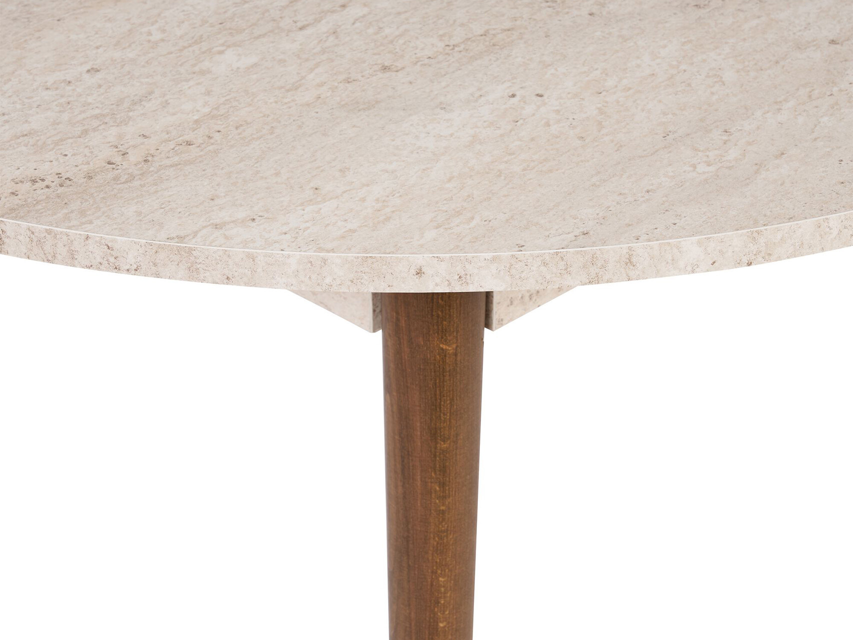 Masă Novato 148 (Nuc + Deschis Travertine)