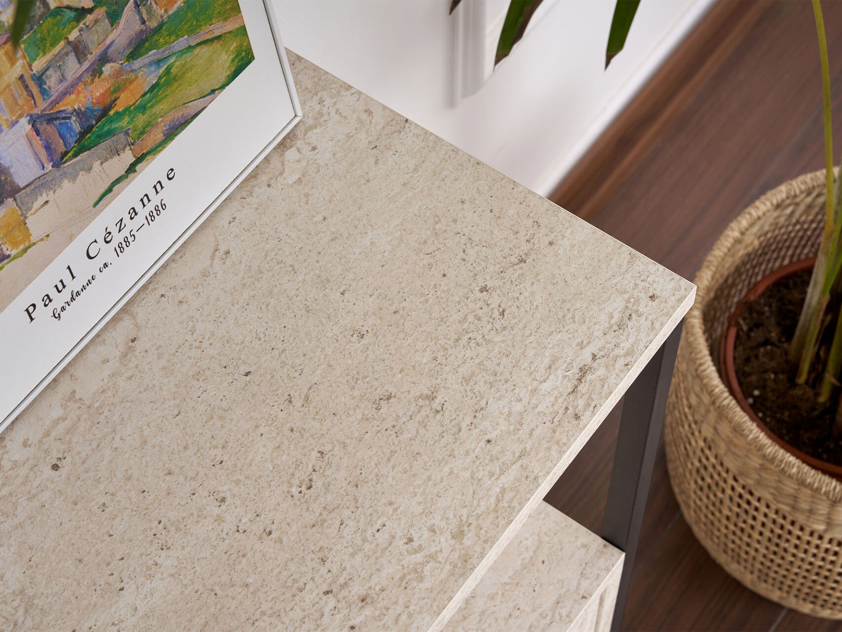 Bufet Novato 149 (Negru + Deschis Travertine)