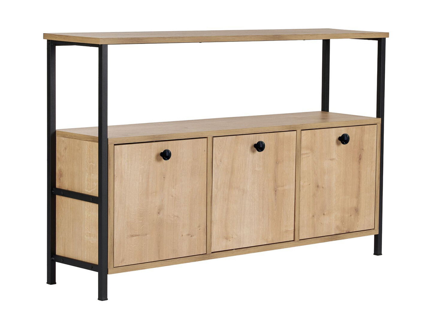 Bufet Novato 149 (Stejar + Negru)
