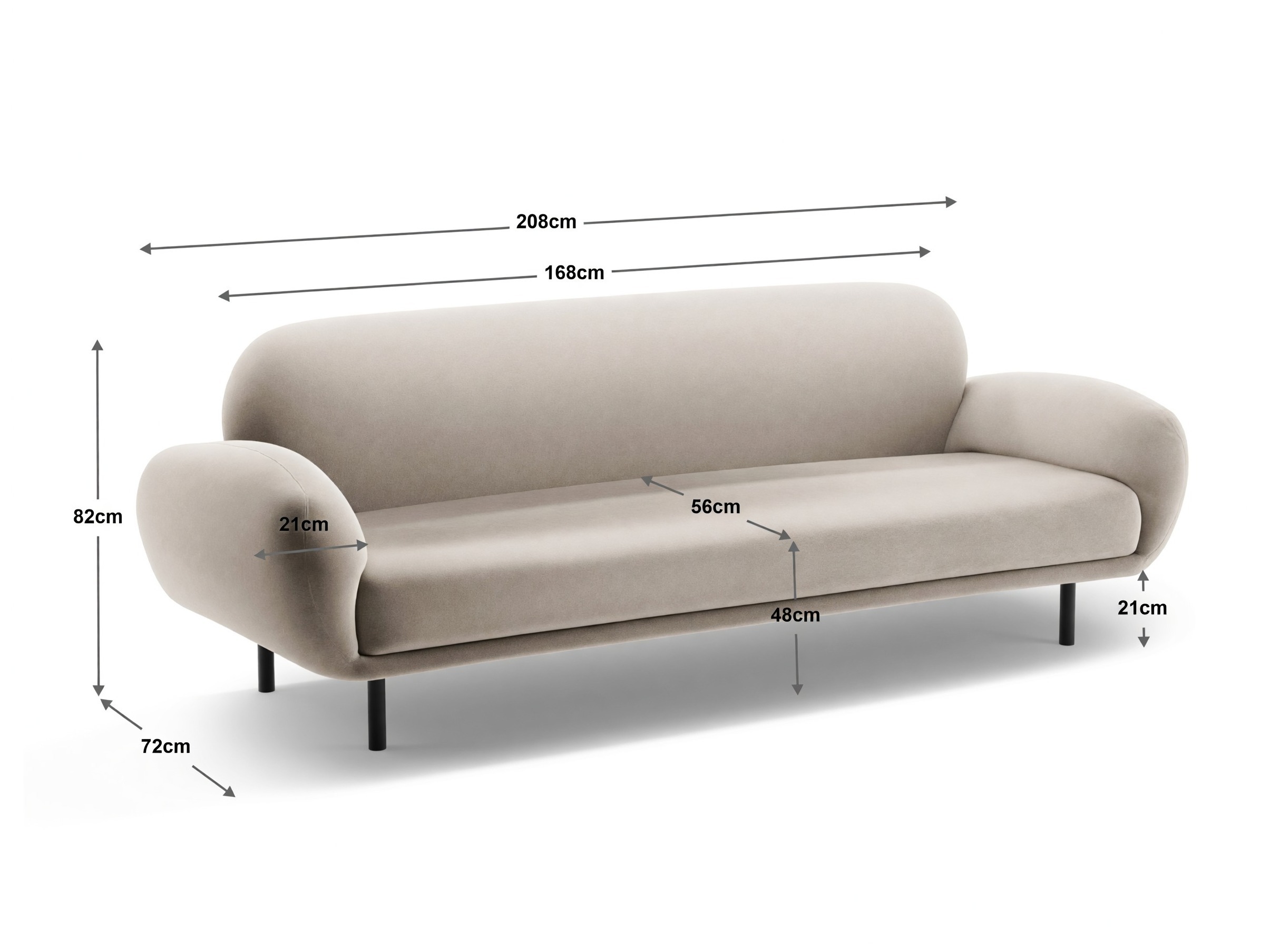 Canapea Beckley 344 (Silencio 06)