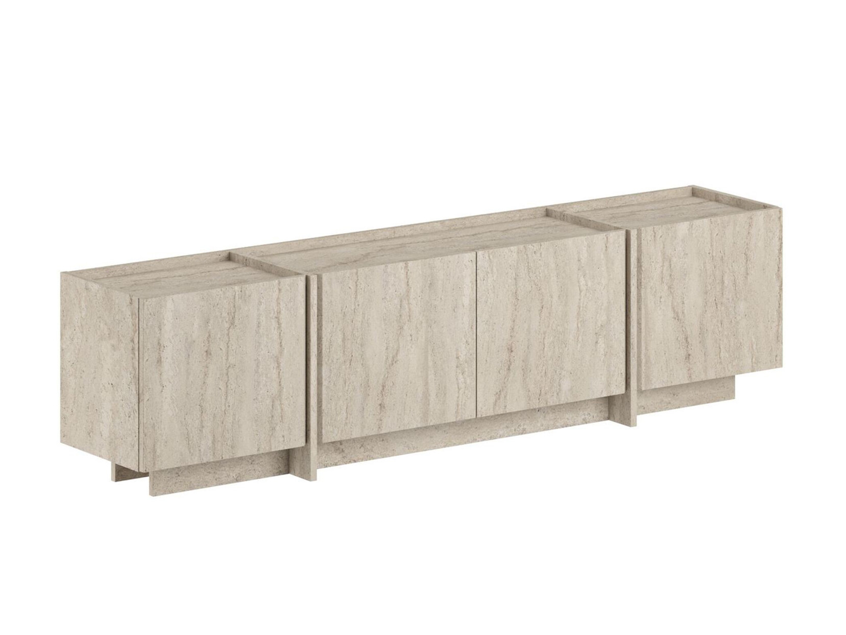 Comodă TV Novato 152 (Deschis Travertine)