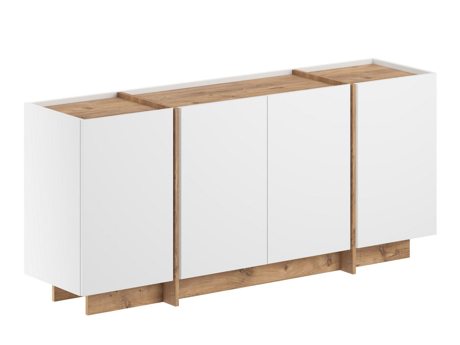Bufet Novato 153 (Alb + Pin)