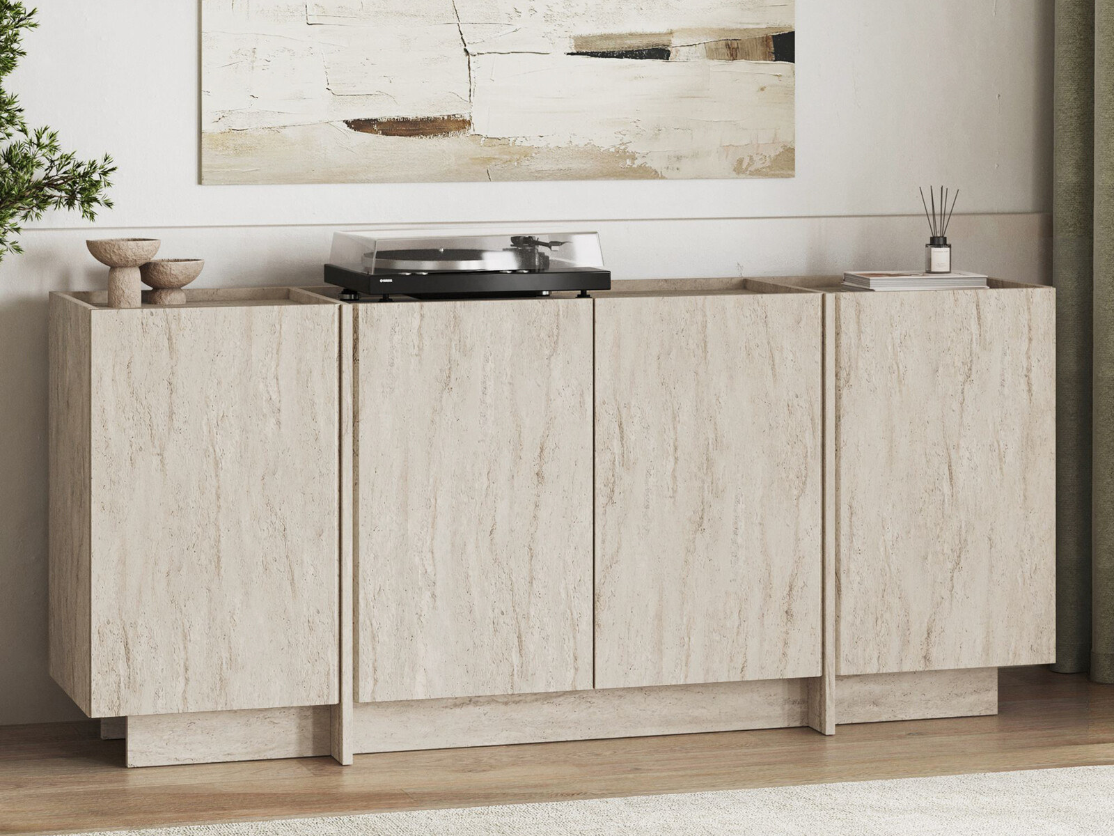 Bufet Novato 153 (Deschis Travertine)