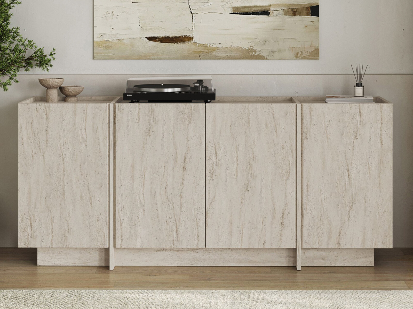 Bufet Novato 153 (Deschis Travertine)