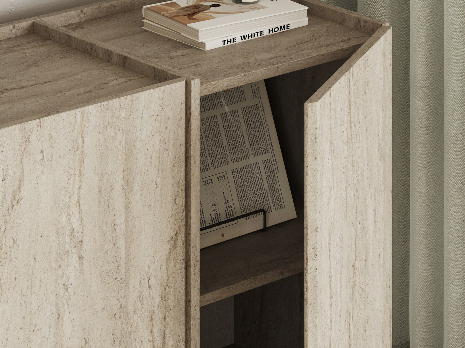Bufet Novato 153 (Deschis Travertine)
