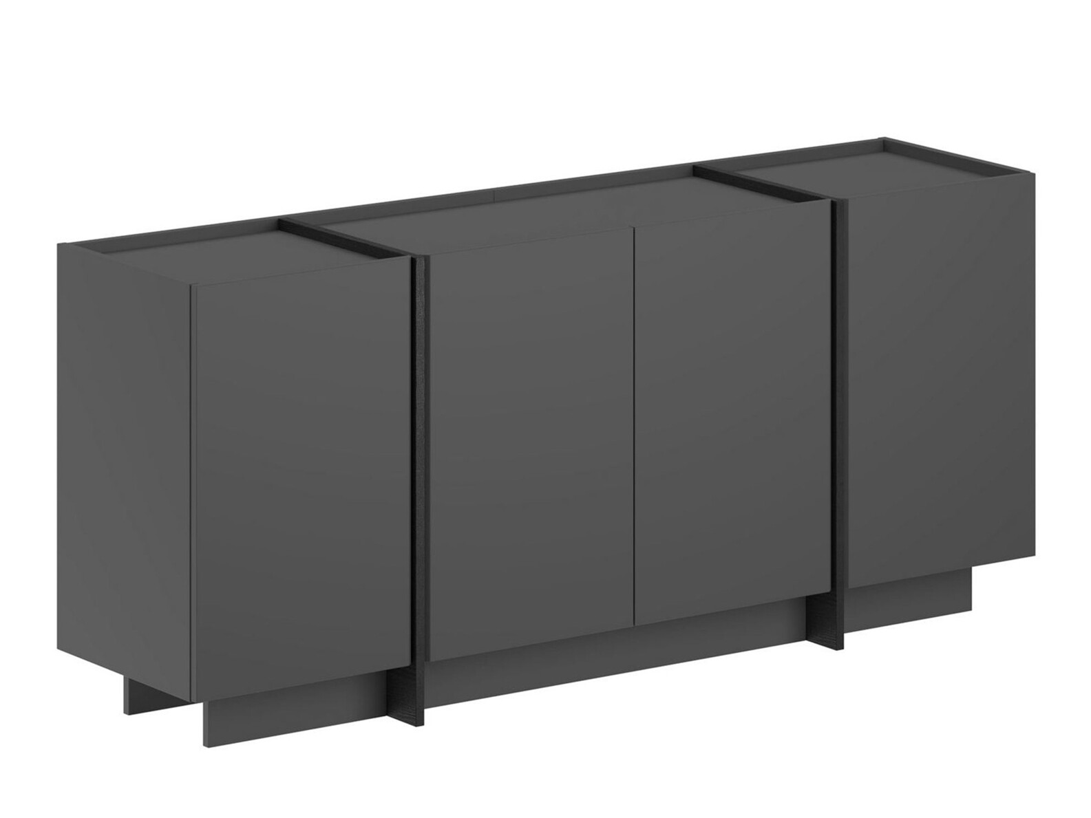 Bufet Novato 153 (Negru + Antracit)