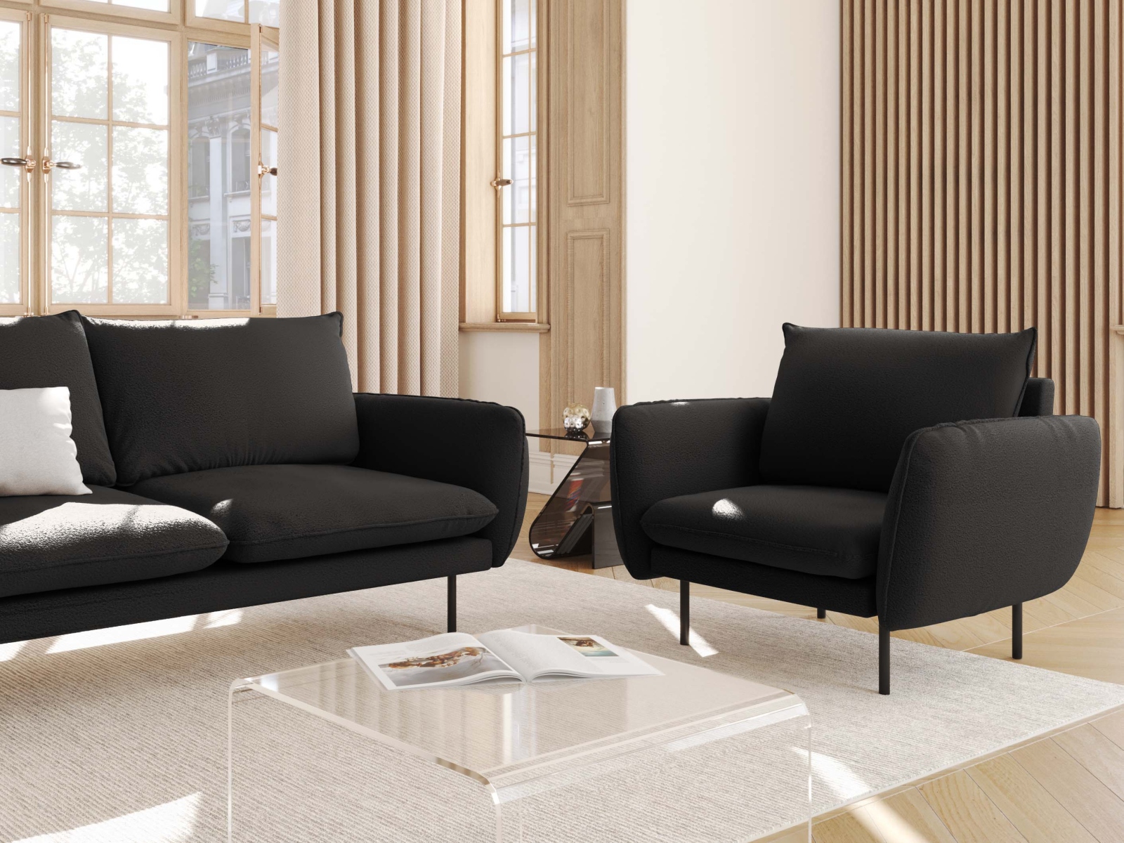 Fotoliu Ferlevi 110 (Ascot Black)