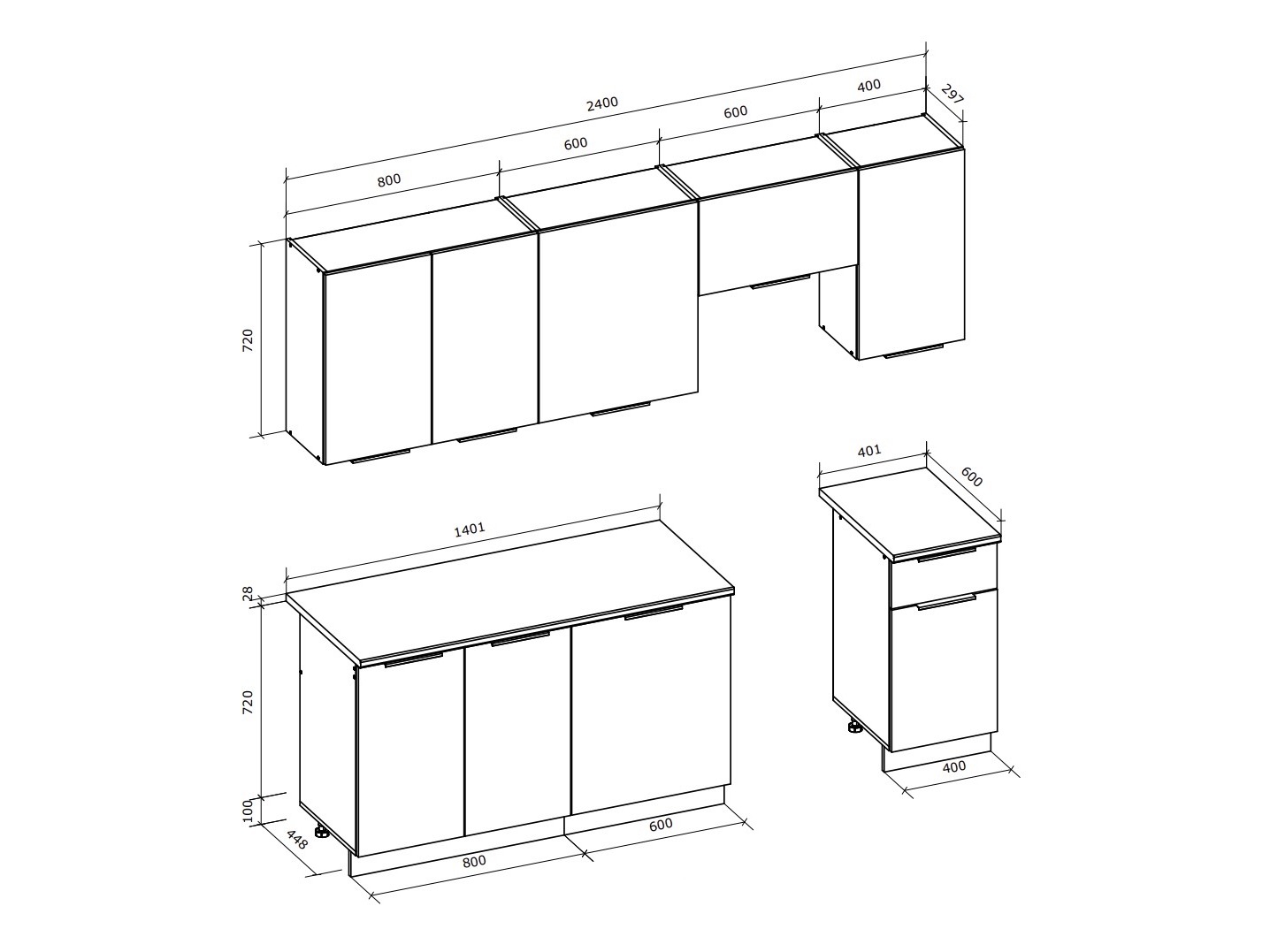 Set de bucătărie Houston 2130