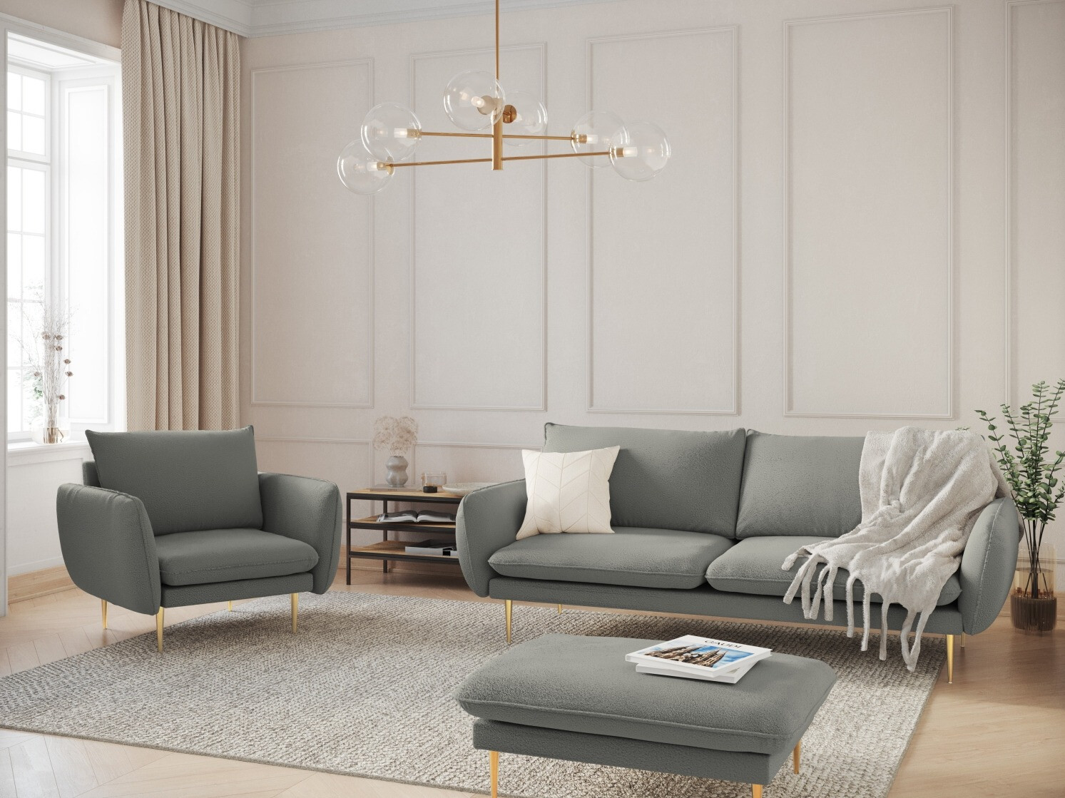 Canapea Ferlevi 111 (Ascot Taupe)
