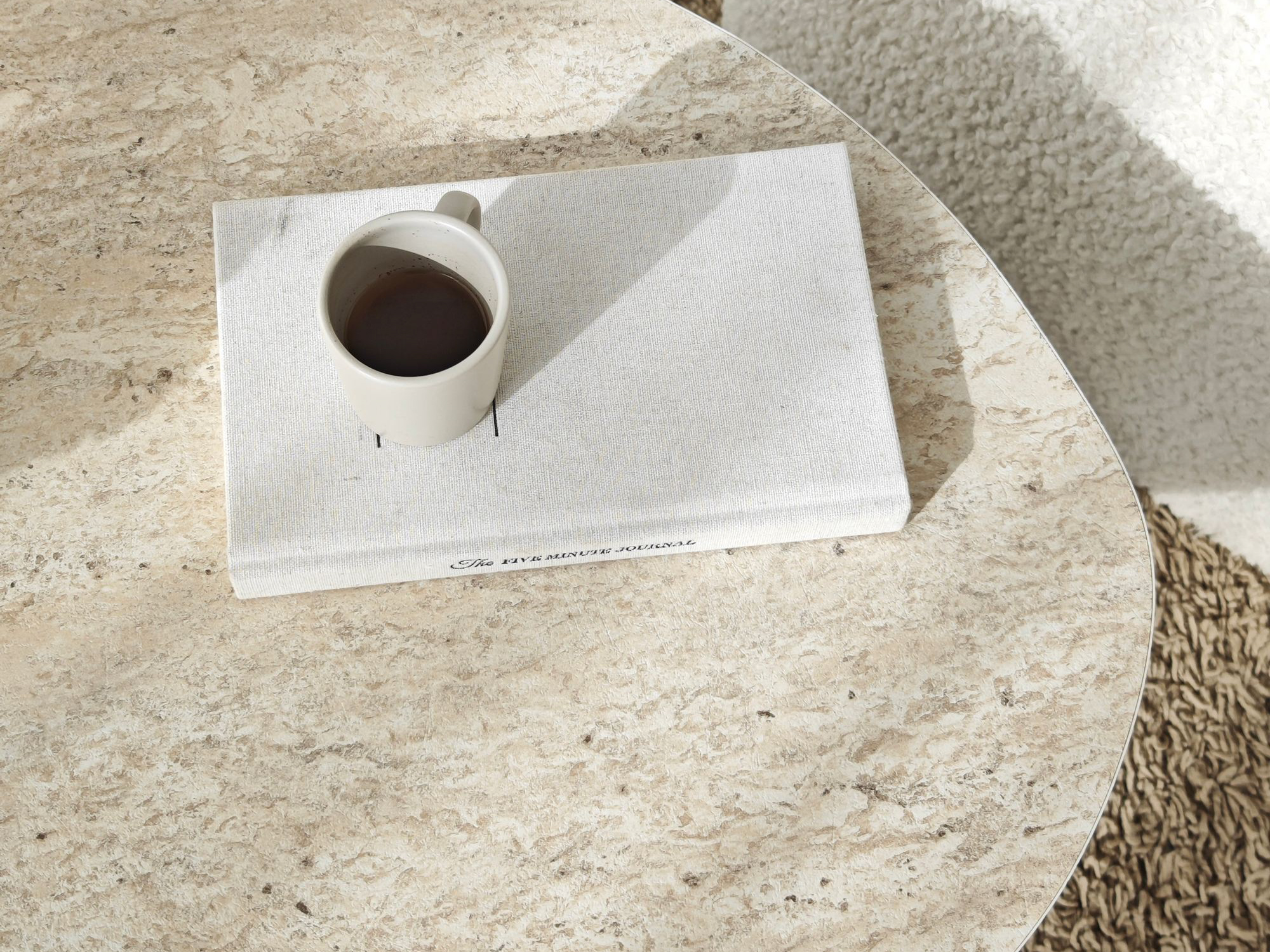 Măsuță de cafea Kailua 2637 (Travertin ușor)
