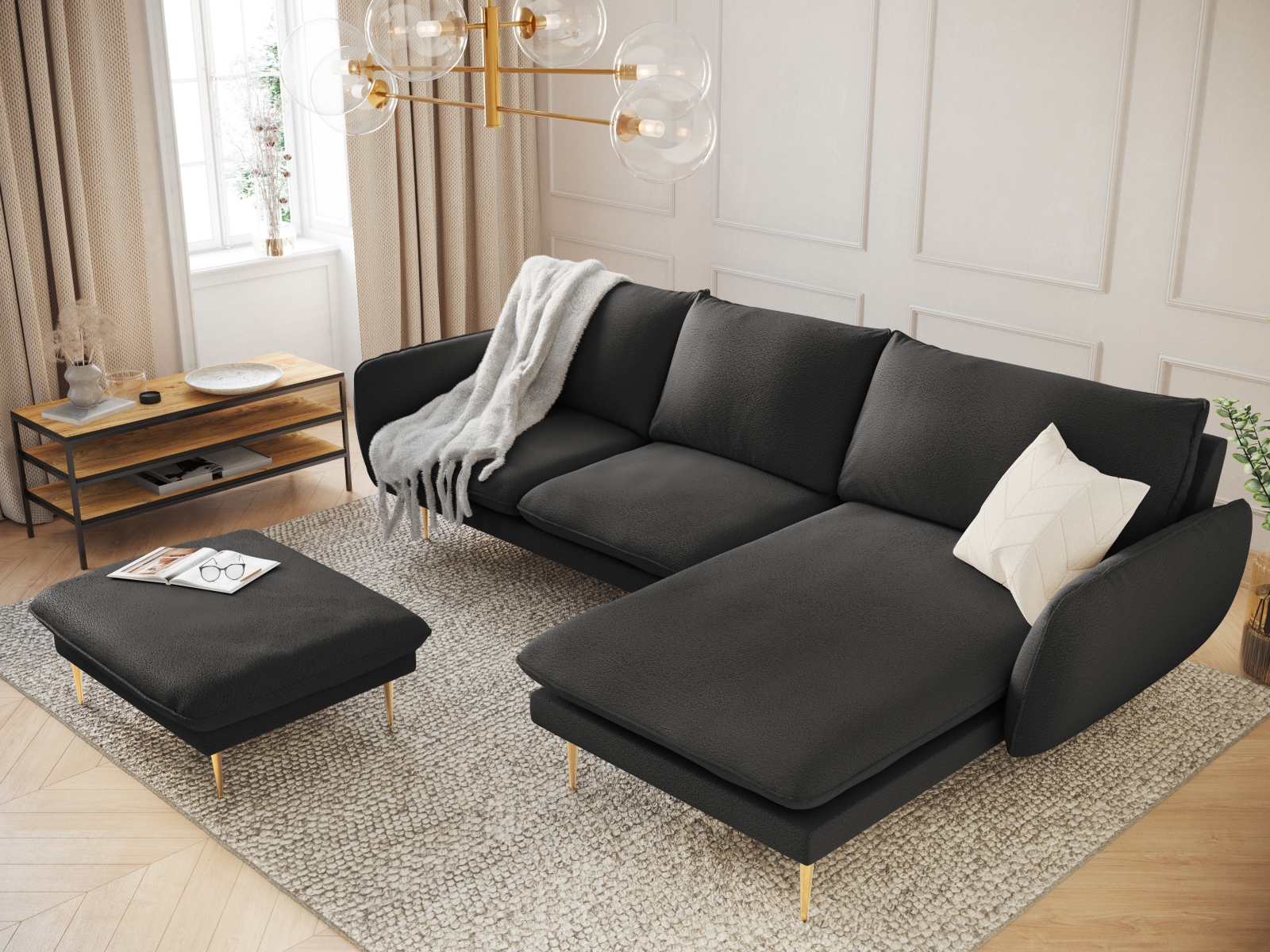 Colțar Ferlevi 113 (Ascot Black)