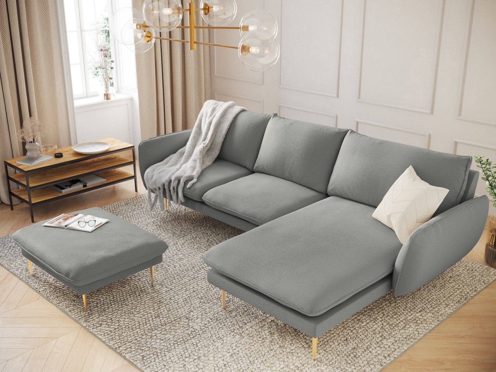 Colțar Ferlevi 113 (Ascot Taupe)