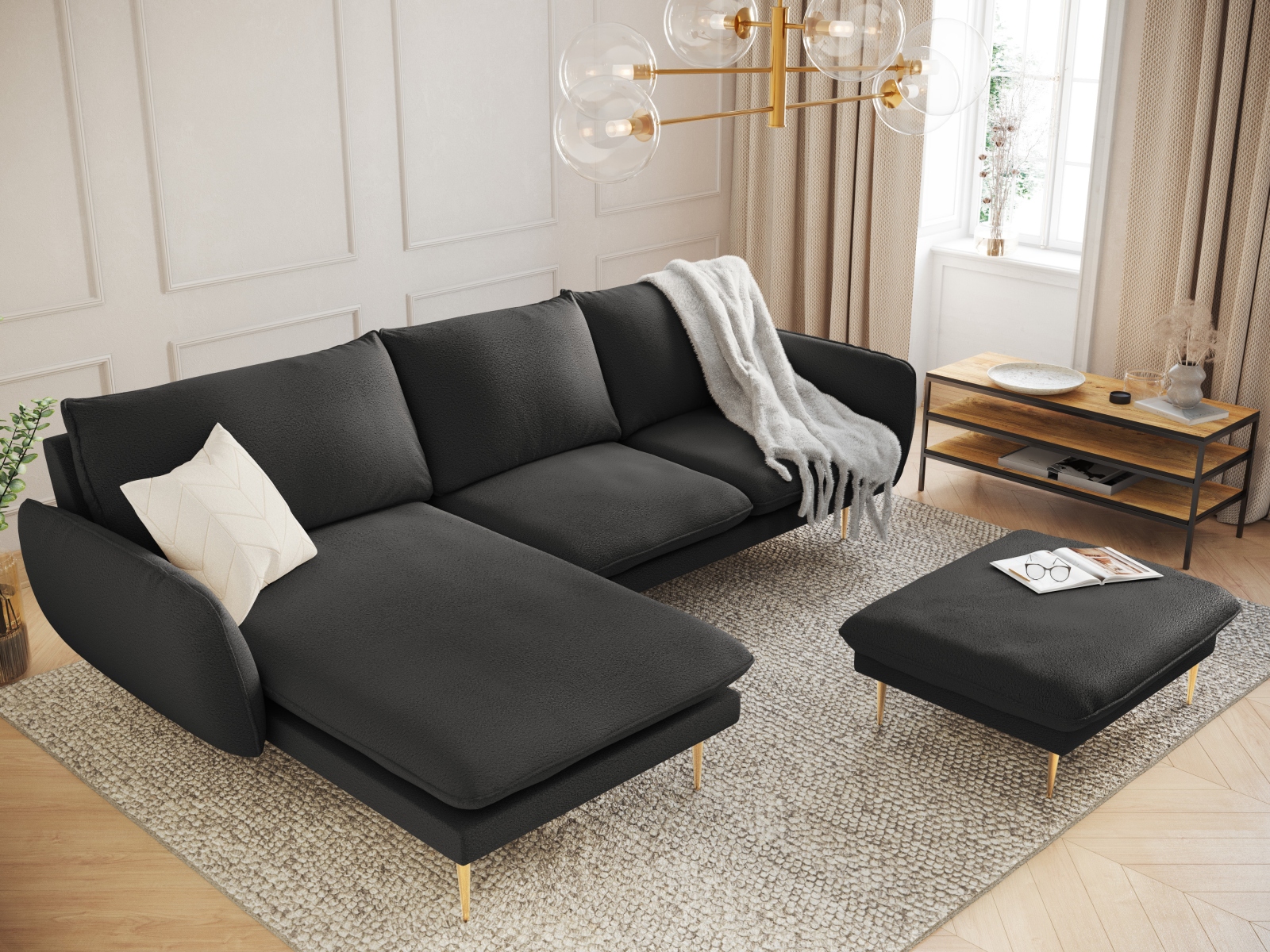 Colțar Ferlevi 131 (Ascot Black)