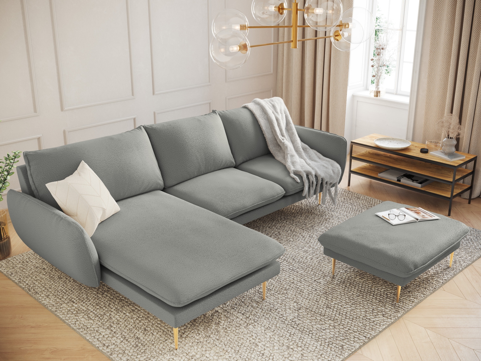Colțar Ferlevi 131 (Ascot Taupe)