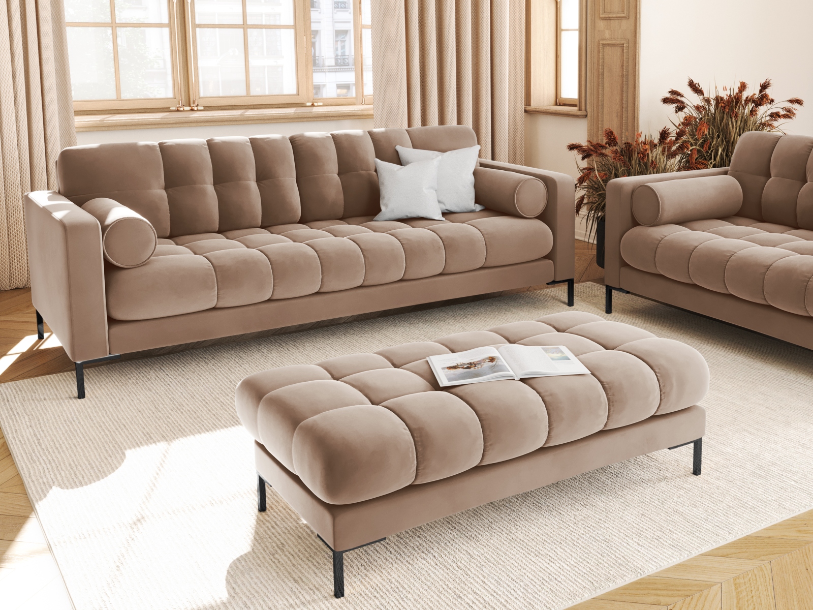 Canapea Calelbe 109 (Bluvel 28)
