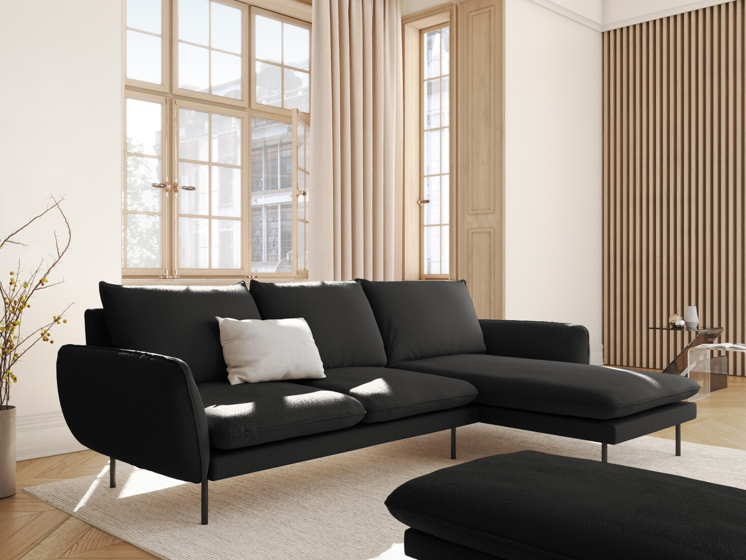 Colțar Ferlevi 131 (Ascot Black)